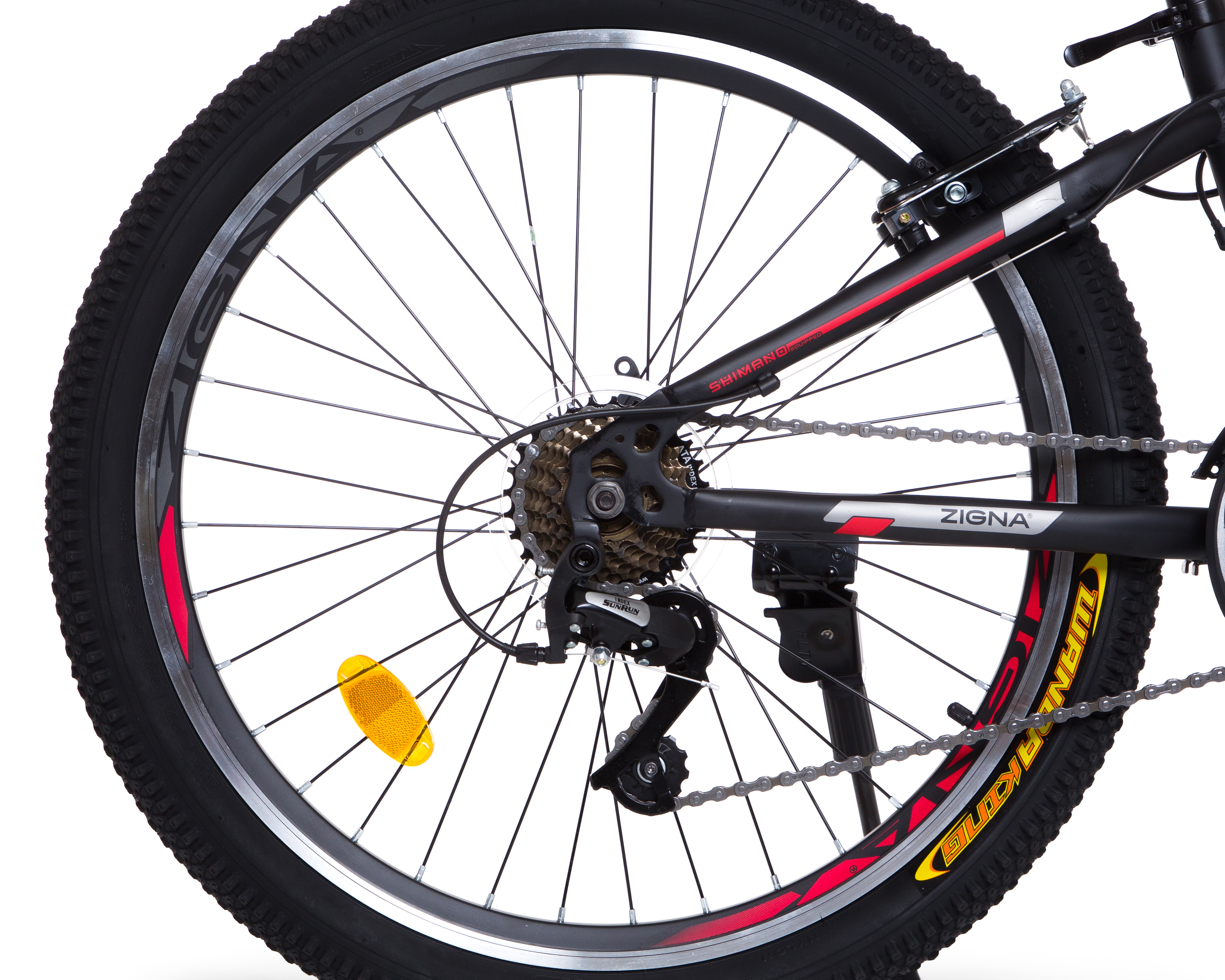 Foto 6 pulgar | Foto 5 | Bicicleta de Montaña Zigna Bolt 24" Negra