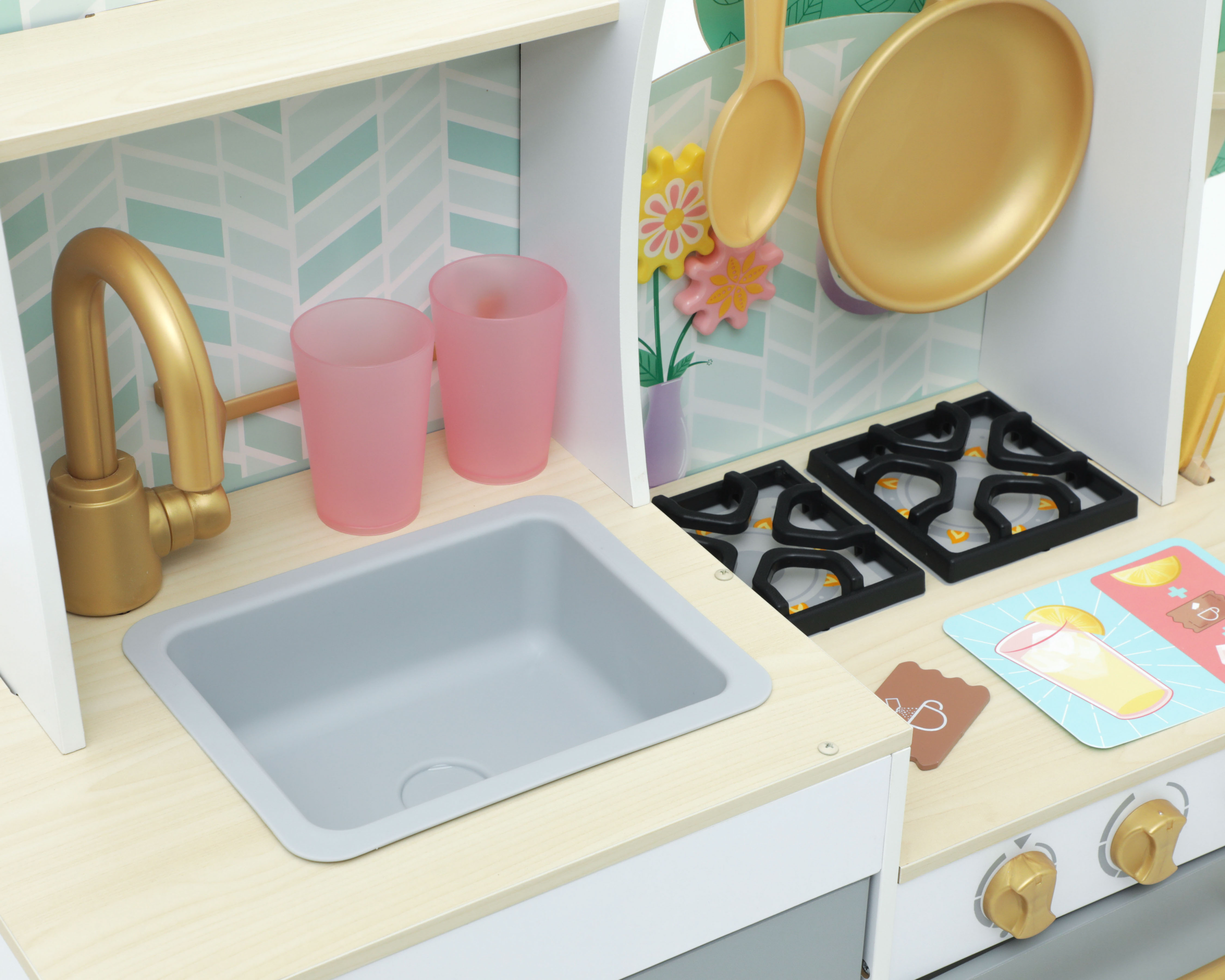 Foto 5 pulgar | Foto 4 | Cocina Kidkraft Gris