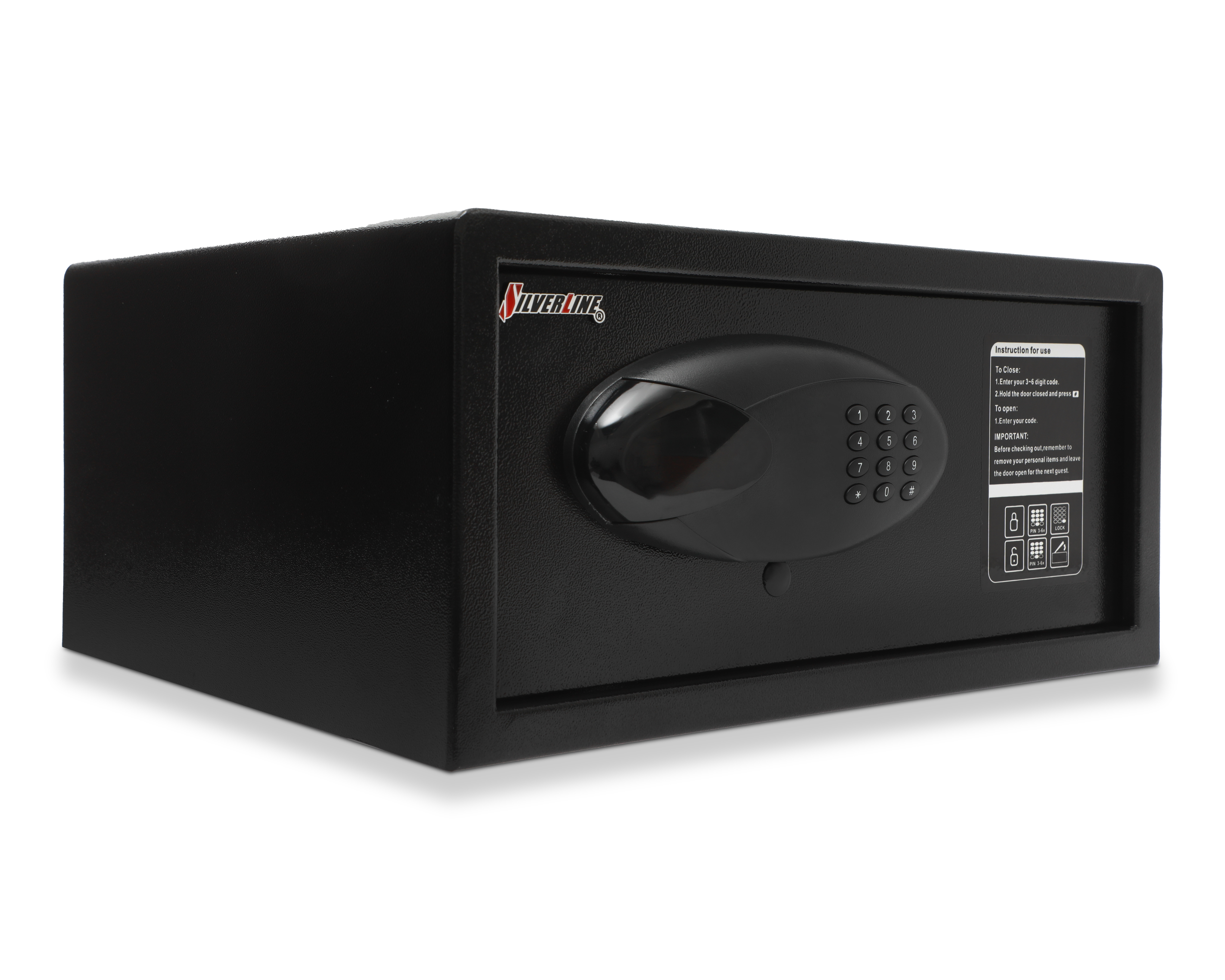 Foto 3 pulgar | Foto 2 | Caja Fuerte Digital para Laptop Silverline de Acero