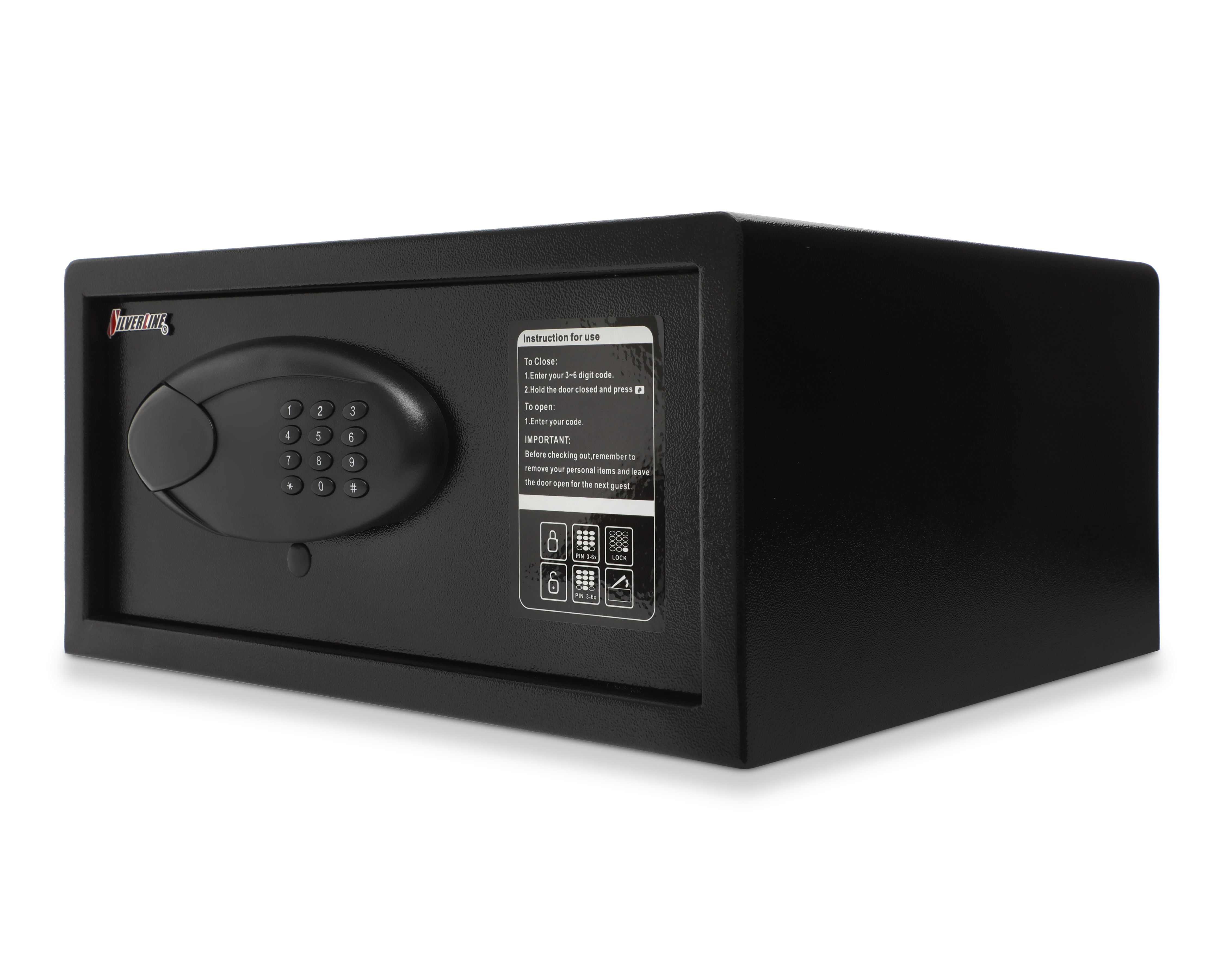 Foto 4 pulgar | Foto 3 | Caja Fuerte Digital para Laptop Silverline de Acero