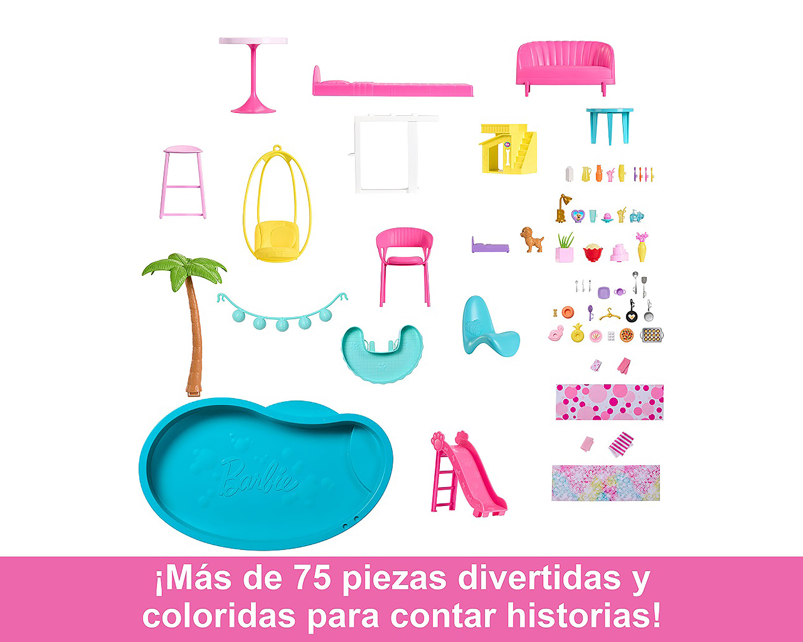 Foto 2 | Foto 2 | Casa de Muñecas Barbie Casa de los Sueños 2023 Rosa