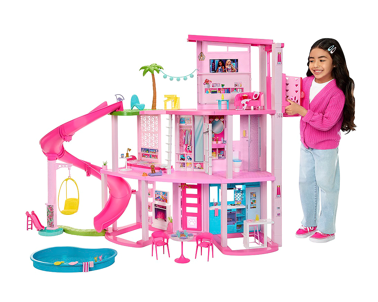 Foto 4 pulgar | Foto 3 | Casa de Muñecas Barbie Casa de los Sueños 2023 Rosa