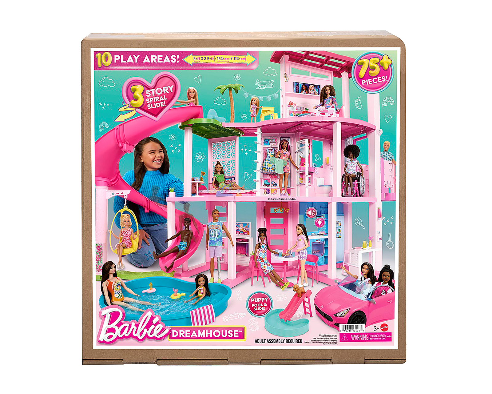 Foto 5 pulgar | Foto 4 | Casa de Muñecas Barbie Casa de los Sueños 2023 Rosa