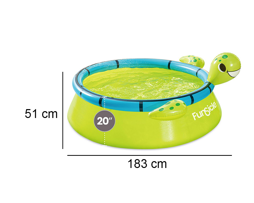 Foto 4 pulgar | Foto 3 | Alberca Infantil Circular Funsicle 757 L 51 x 183 cm