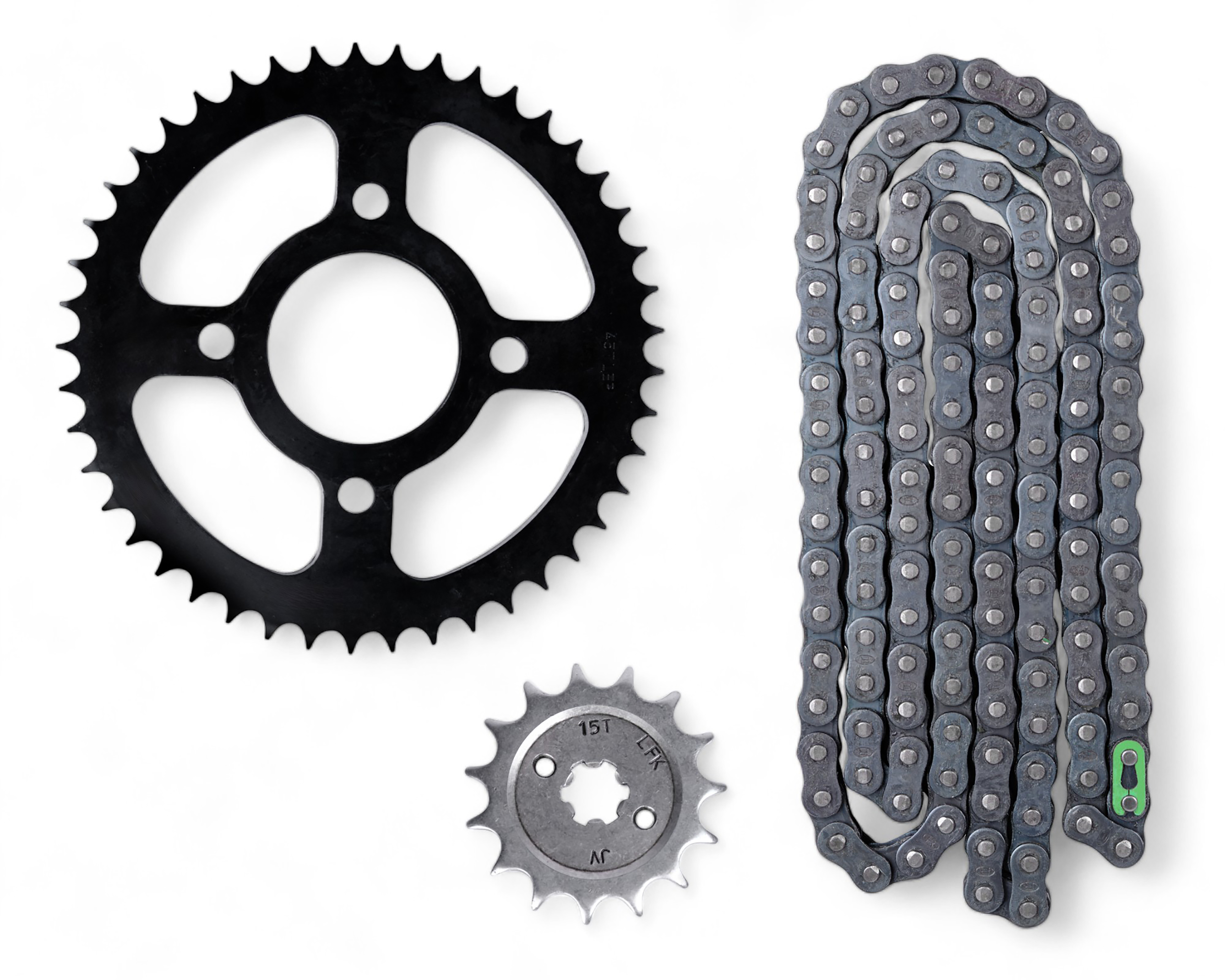 Foto 1 | Foto 1 | Kit de Refacciones para Cadena Bajaj Pulsar NS 200 para Motocicleta 3 Piezas