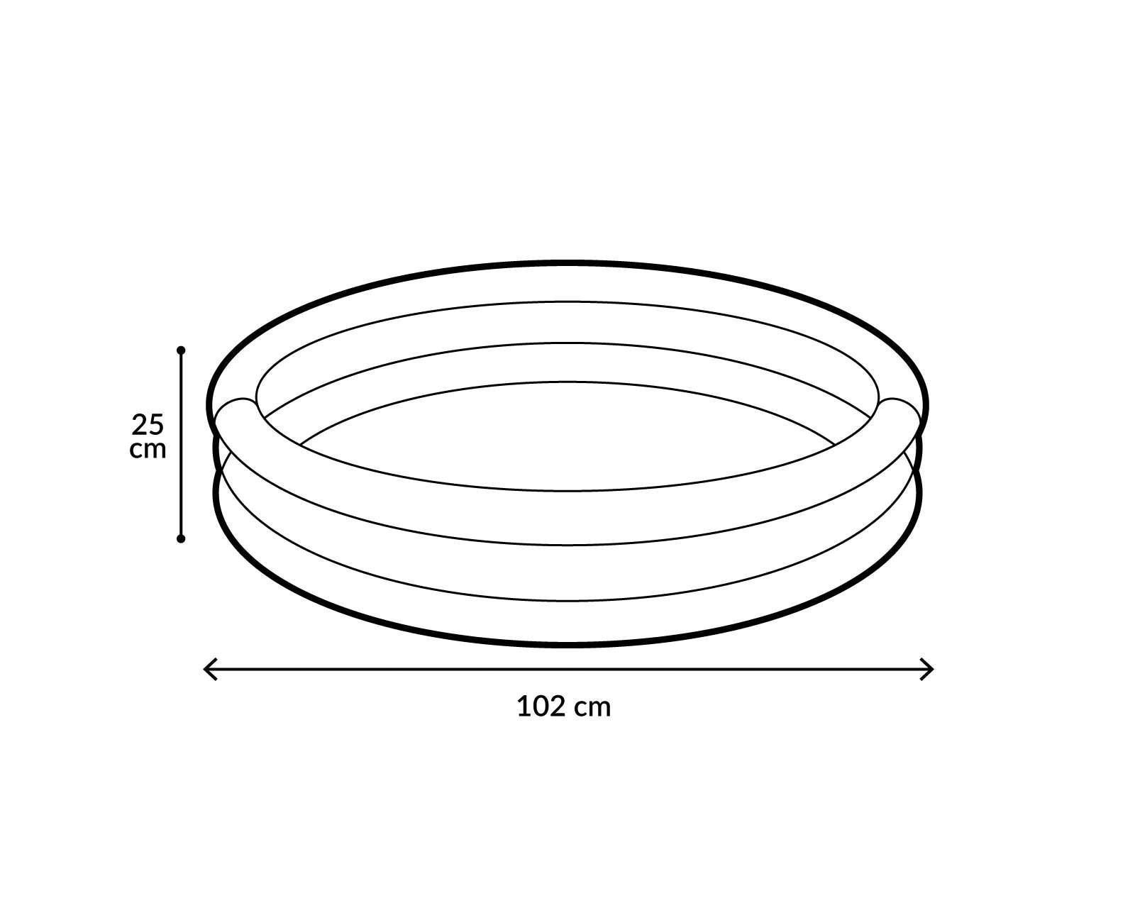 Foto 7 pulgar | Foto 6 | Alberca Infantil Inflable Redonda Bestway 100 Litros 102 x 25 cm 1 Pieza al Azar