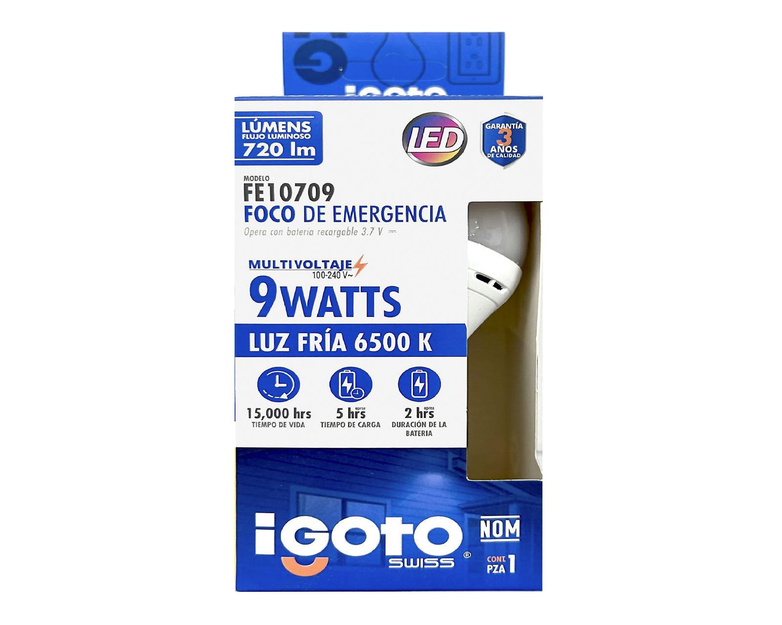 Foco Led Igoto 9 W Luz Fría