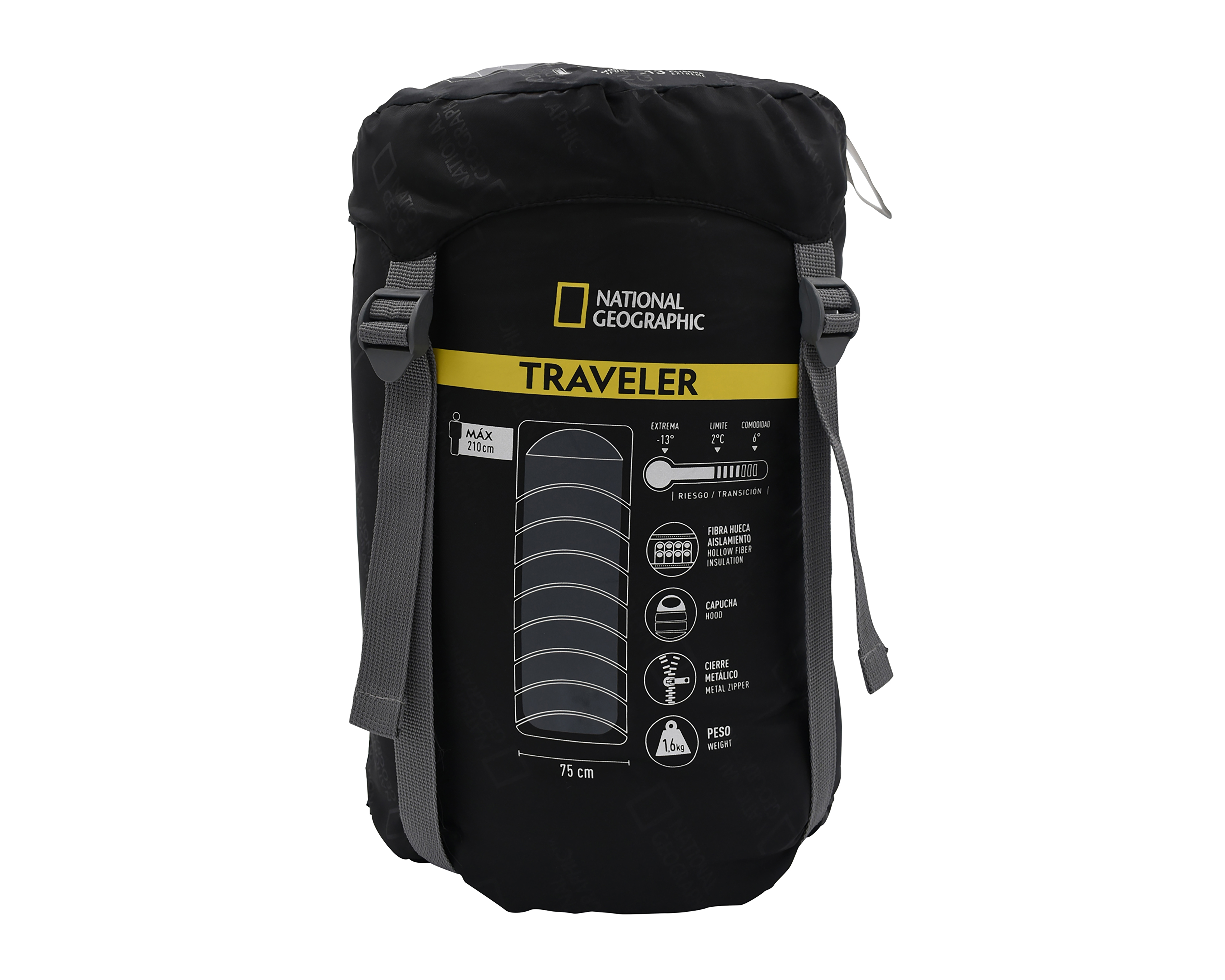 Foto 4 pulgar | Foto 3 | Bolsa para Dormir National Geographic Traveler Negra