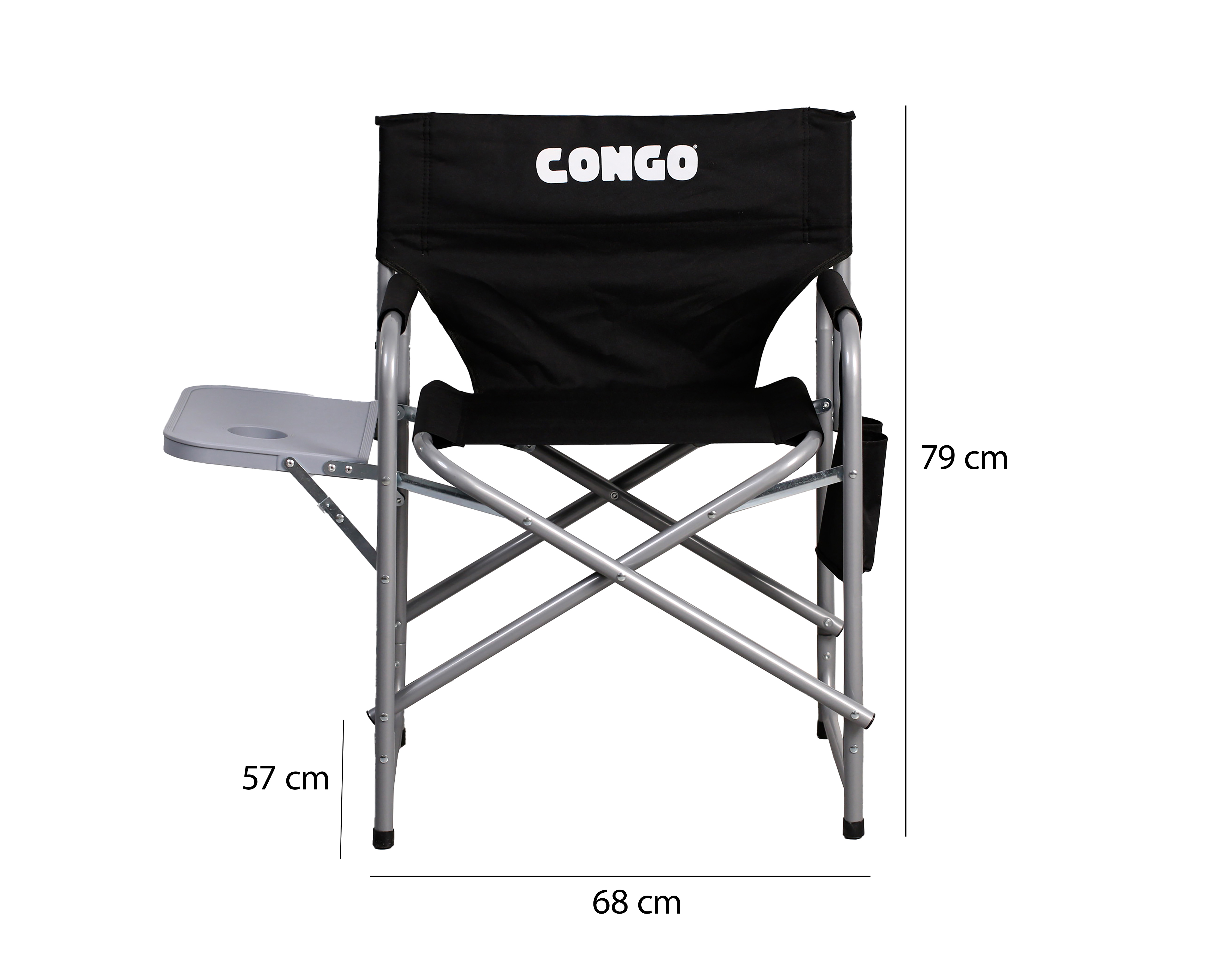 Foto 11 pulgar | Foto 10 | Silla Congo Plegable Negra