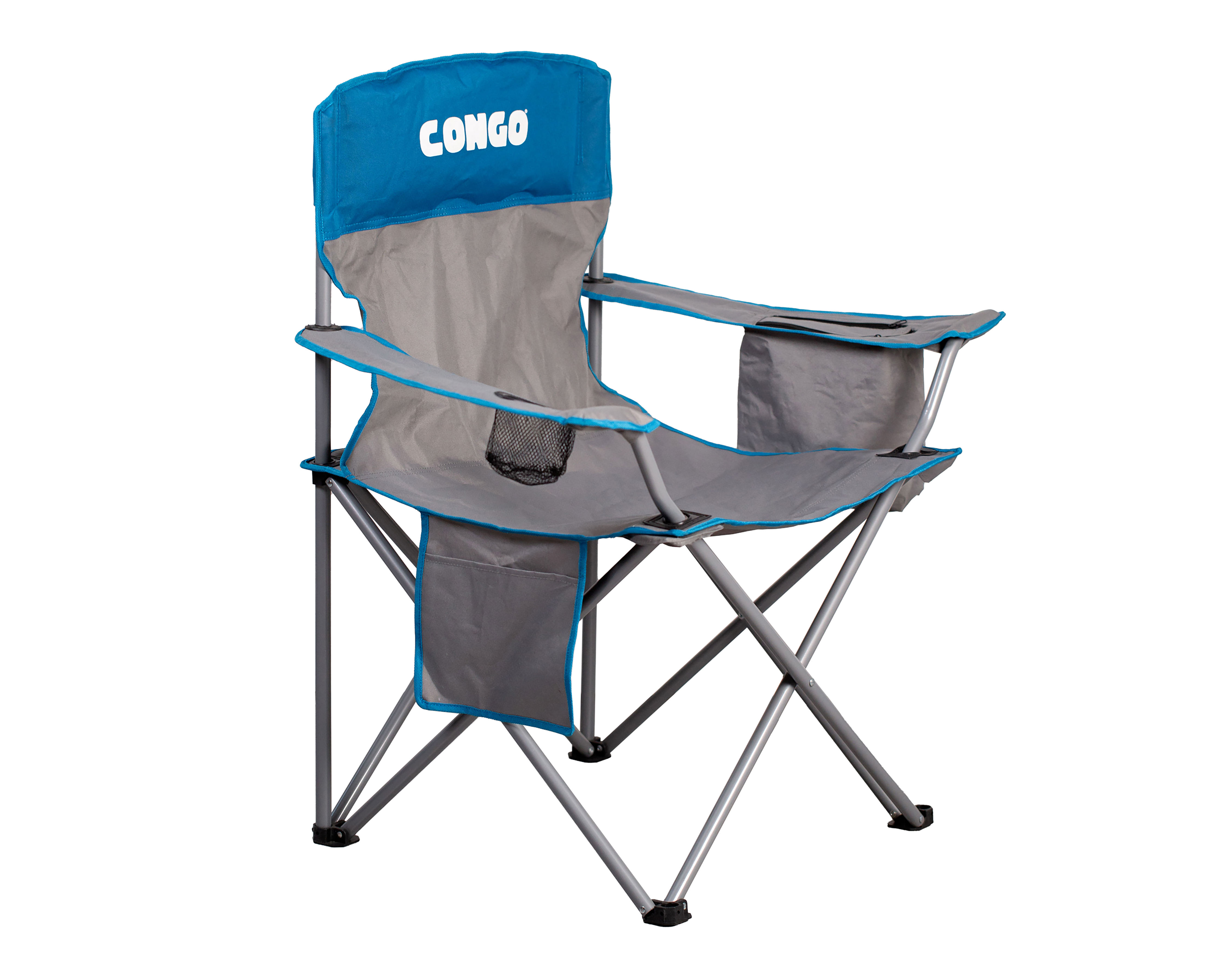 Foto 4 pulgar | Foto 3 | Silla Congo Plegable Gris