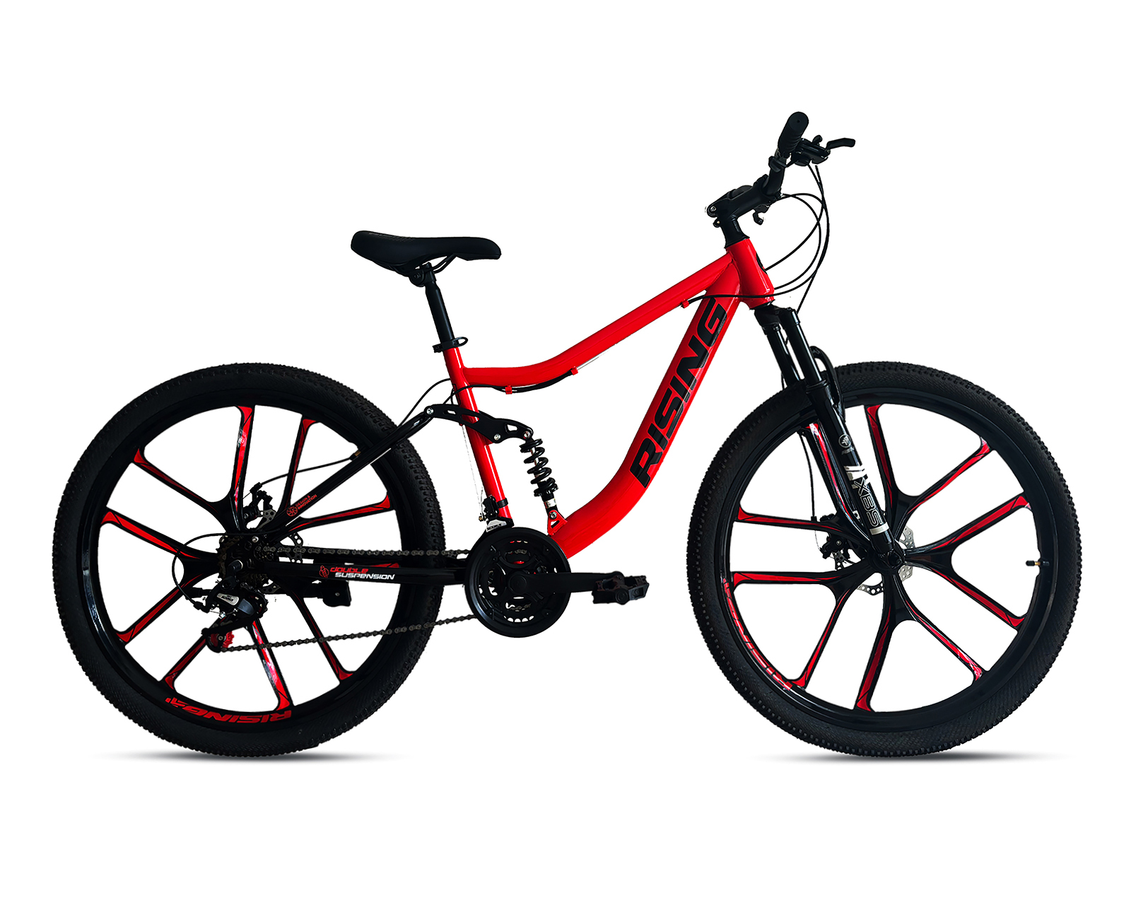 Foto 2 pulgar | Foto 1 | Bicicleta de Montaña Rising Bike Tiger Rodada 27.5 Rojo