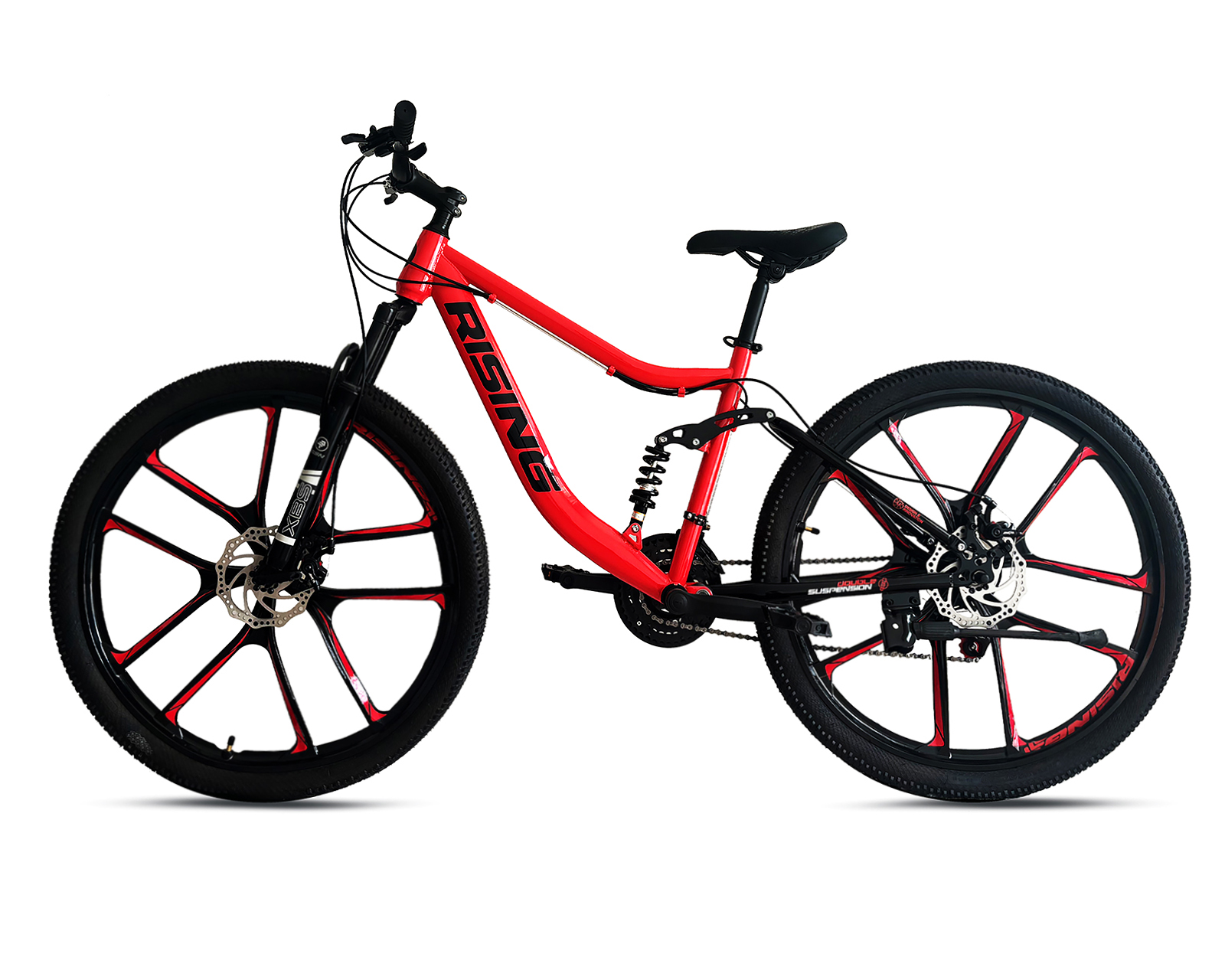 Foto 3 pulgar | Foto 2 | Bicicleta de Montaña Rising Bike Tiger Rodada 27.5 Rojo