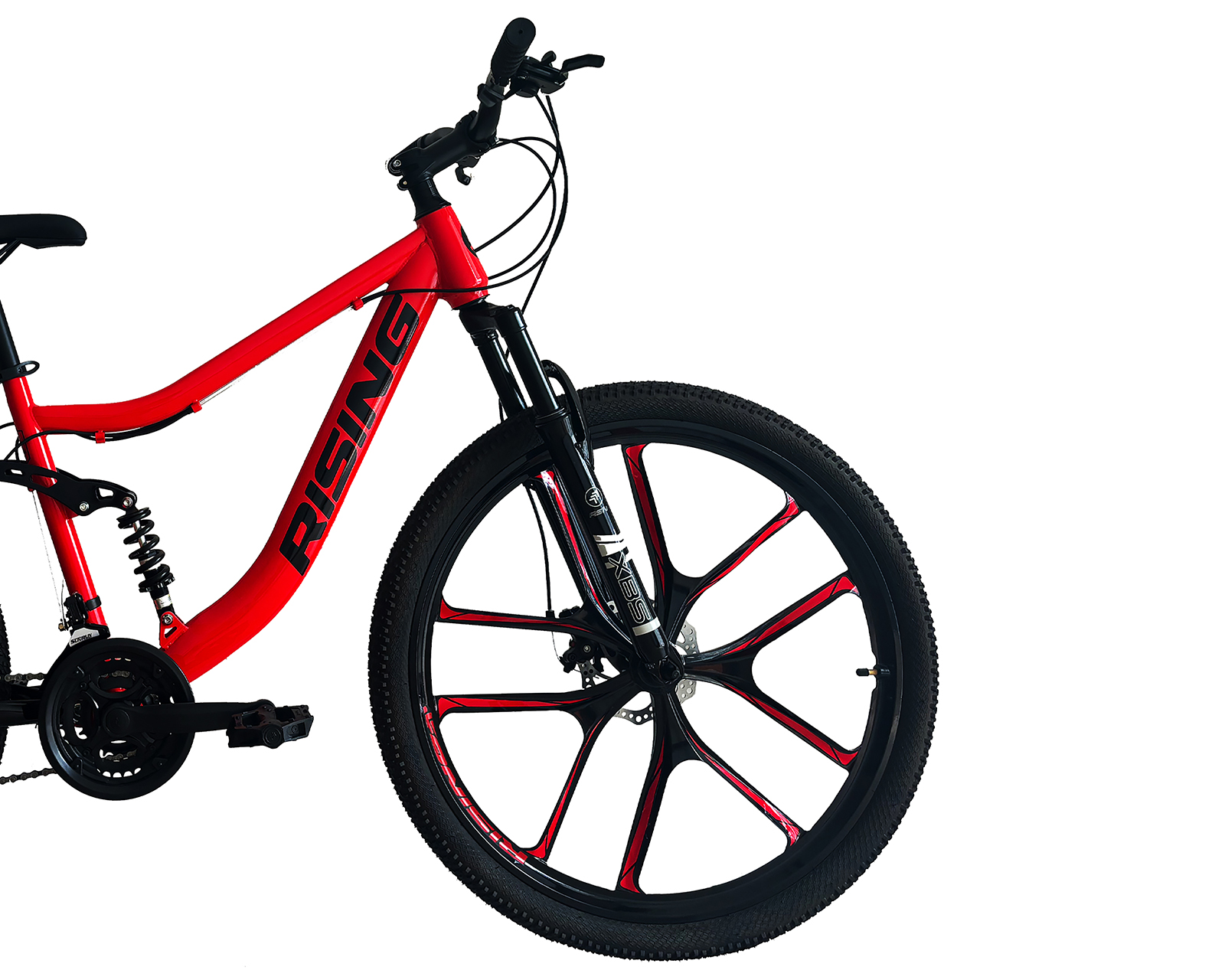 Foto 3 | Foto 3 | Bicicleta de Montaña Rising Bike Tiger Rodada 27.5 Rojo