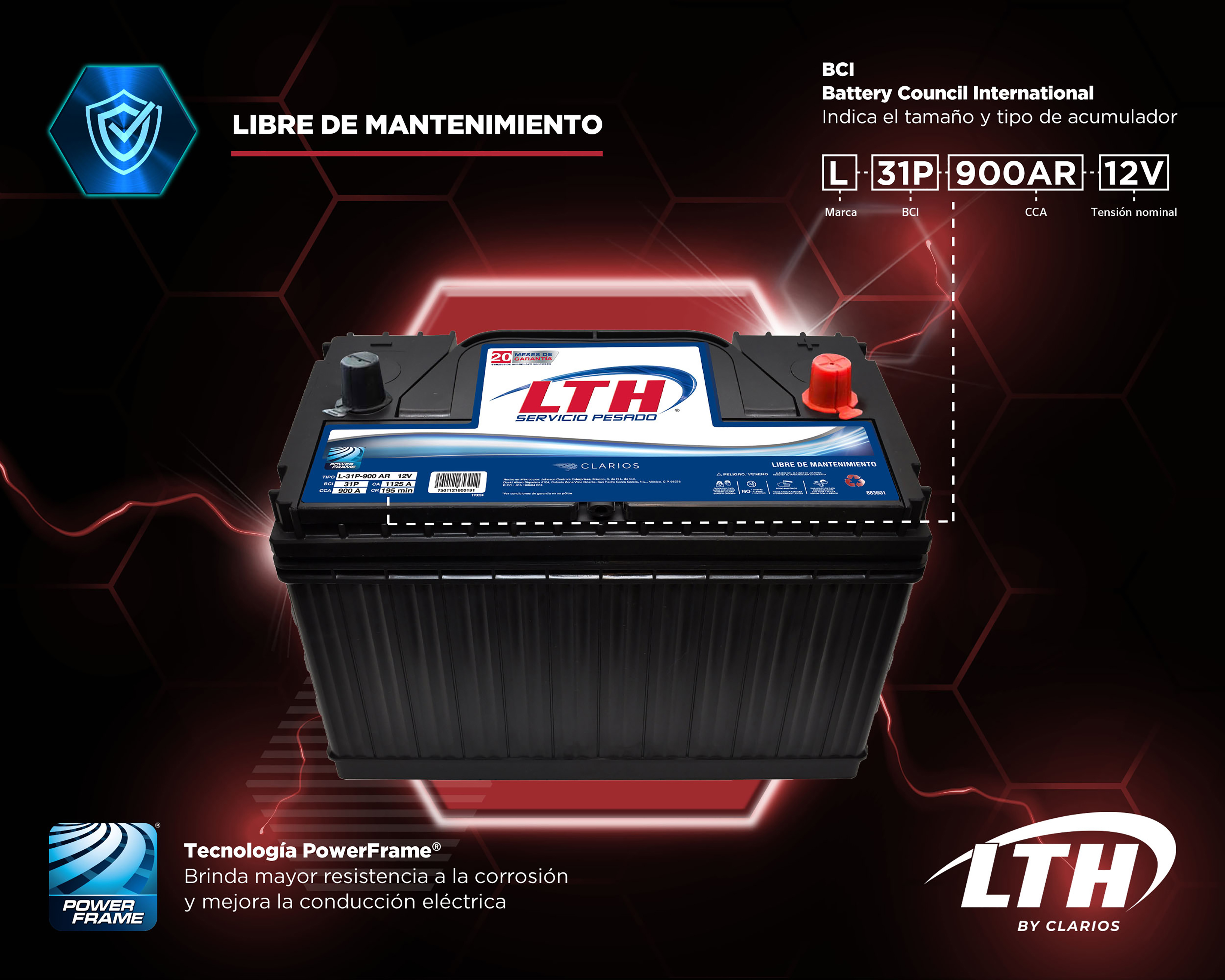 Foto 2 | Foto 2 | Acumulador LTH 31T