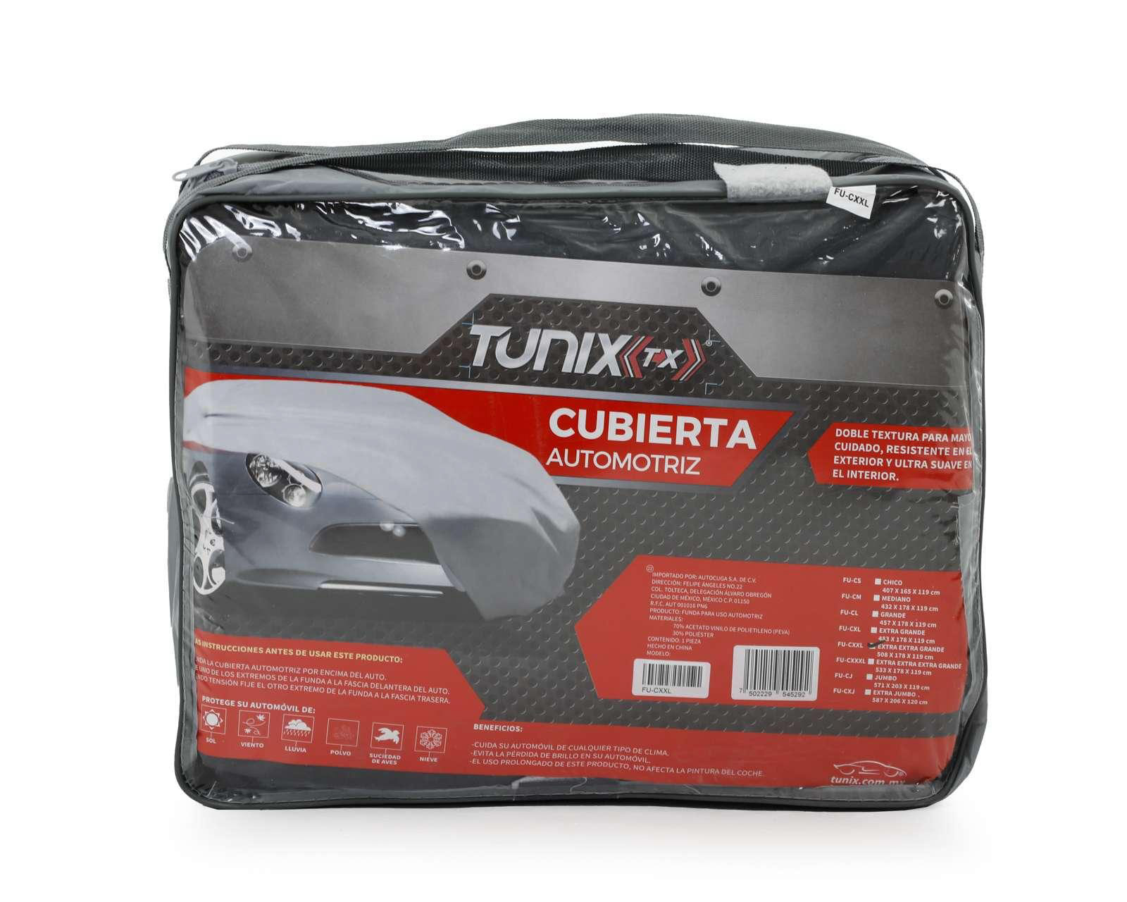 Funda para Auto Tunix FU-CXXL-FUNDA AUTO G