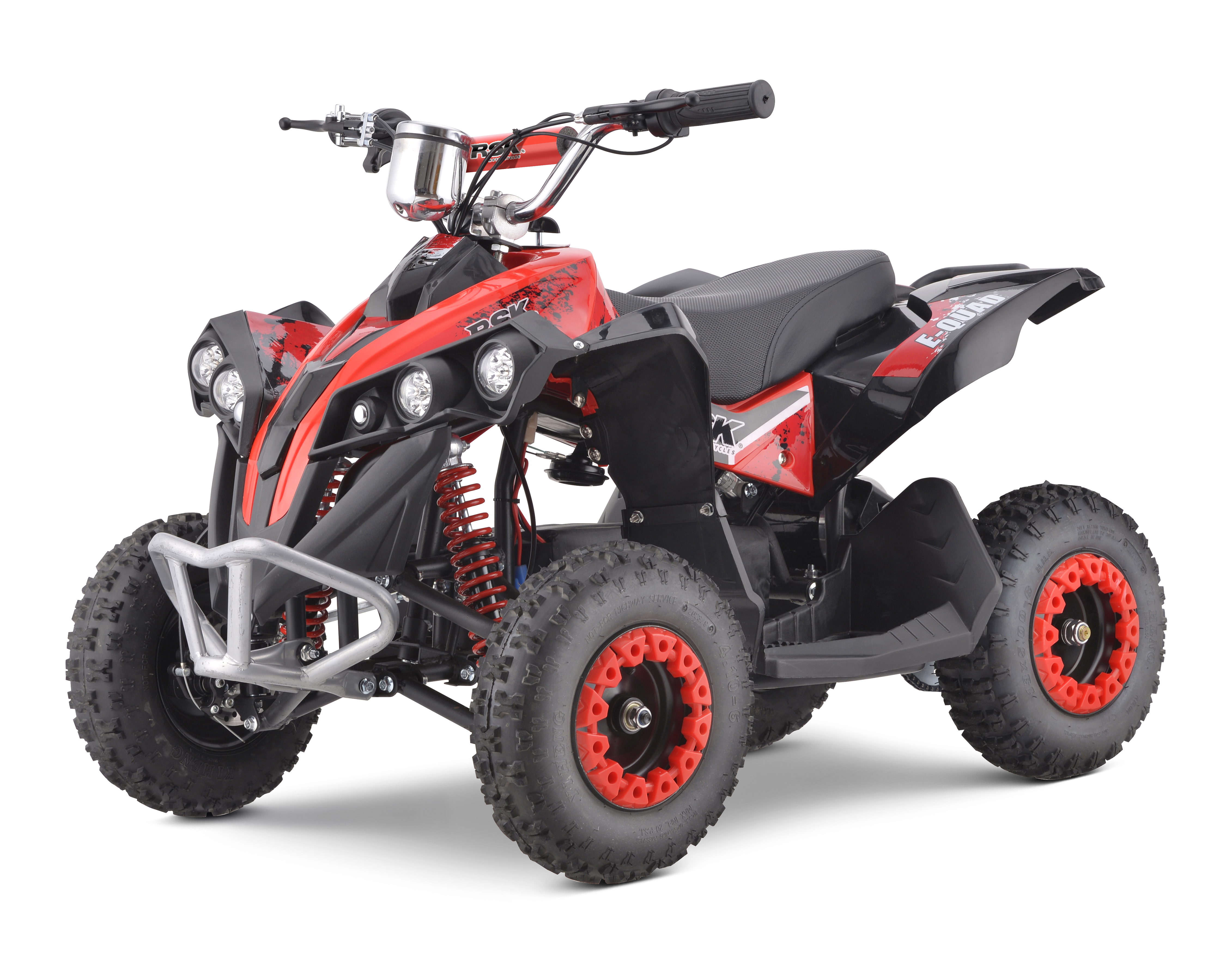 Foto 2 pulgar | Foto 1 | Cuatrimoto Eléctrica RSK E-Quad Rojo