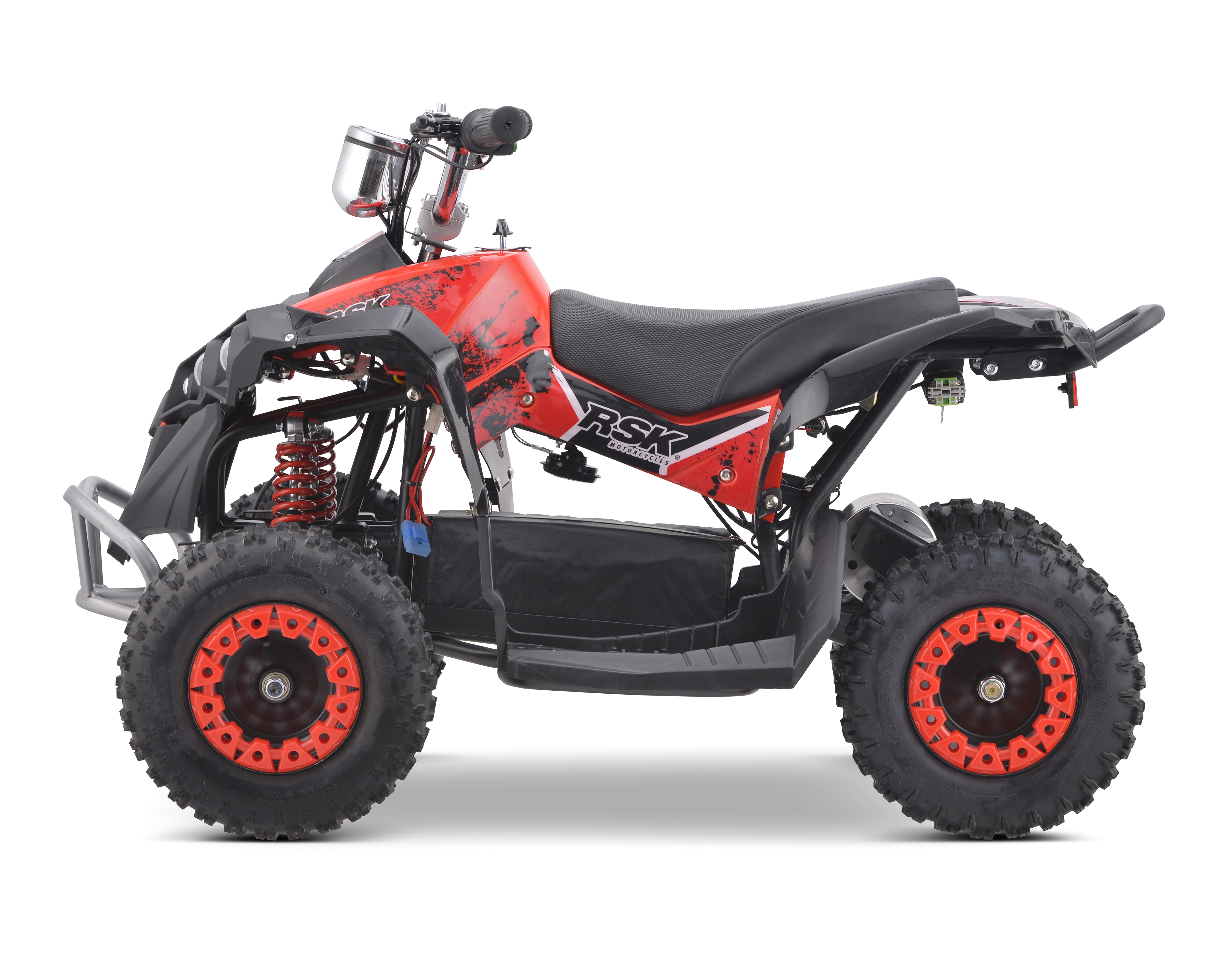 Foto 3 pulgar | Foto 2 | Cuatrimoto Eléctrica RSK E-Quad Rojo