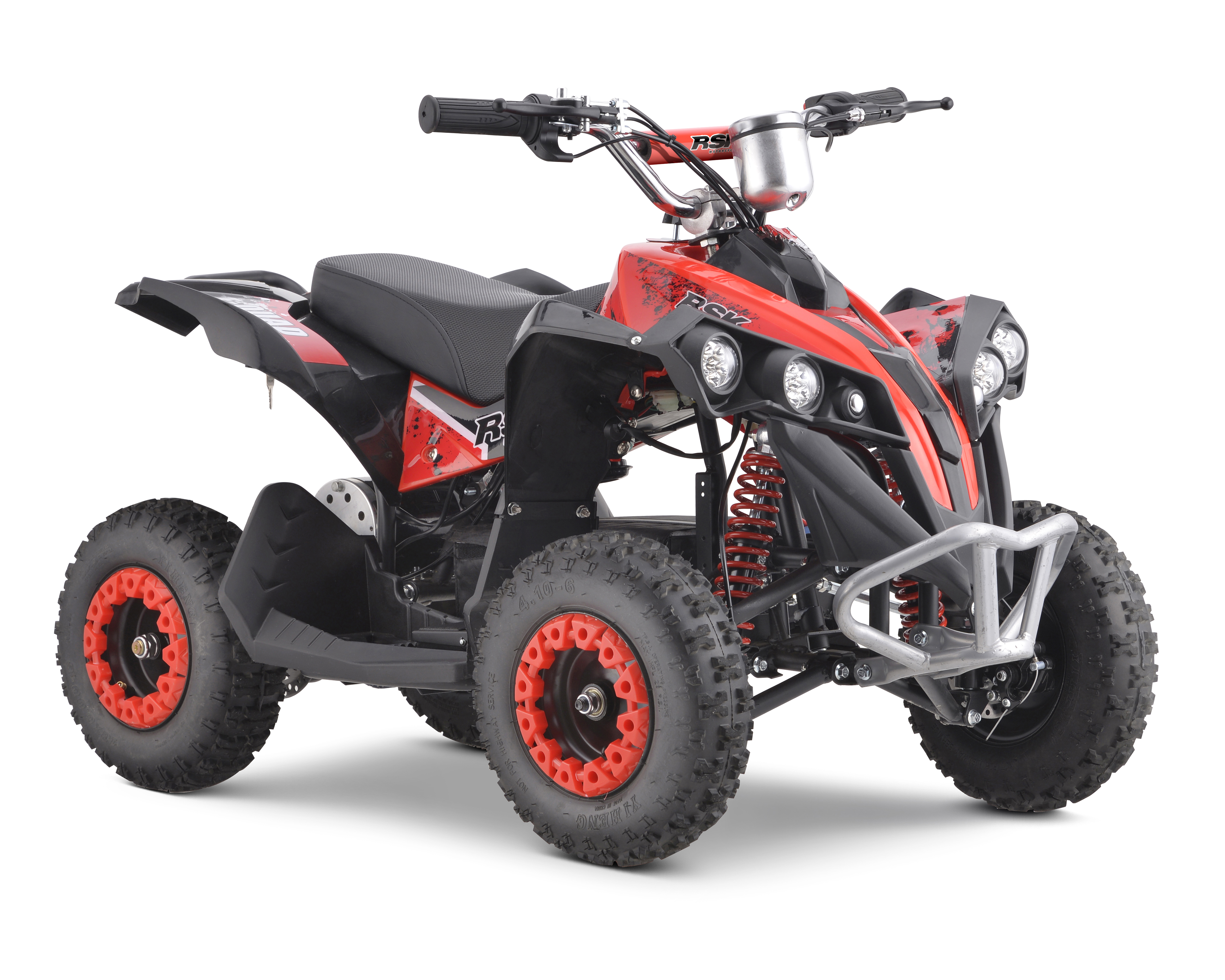 Foto 5 pulgar | Foto 4 | Cuatrimoto Eléctrica RSK E-Quad Rojo