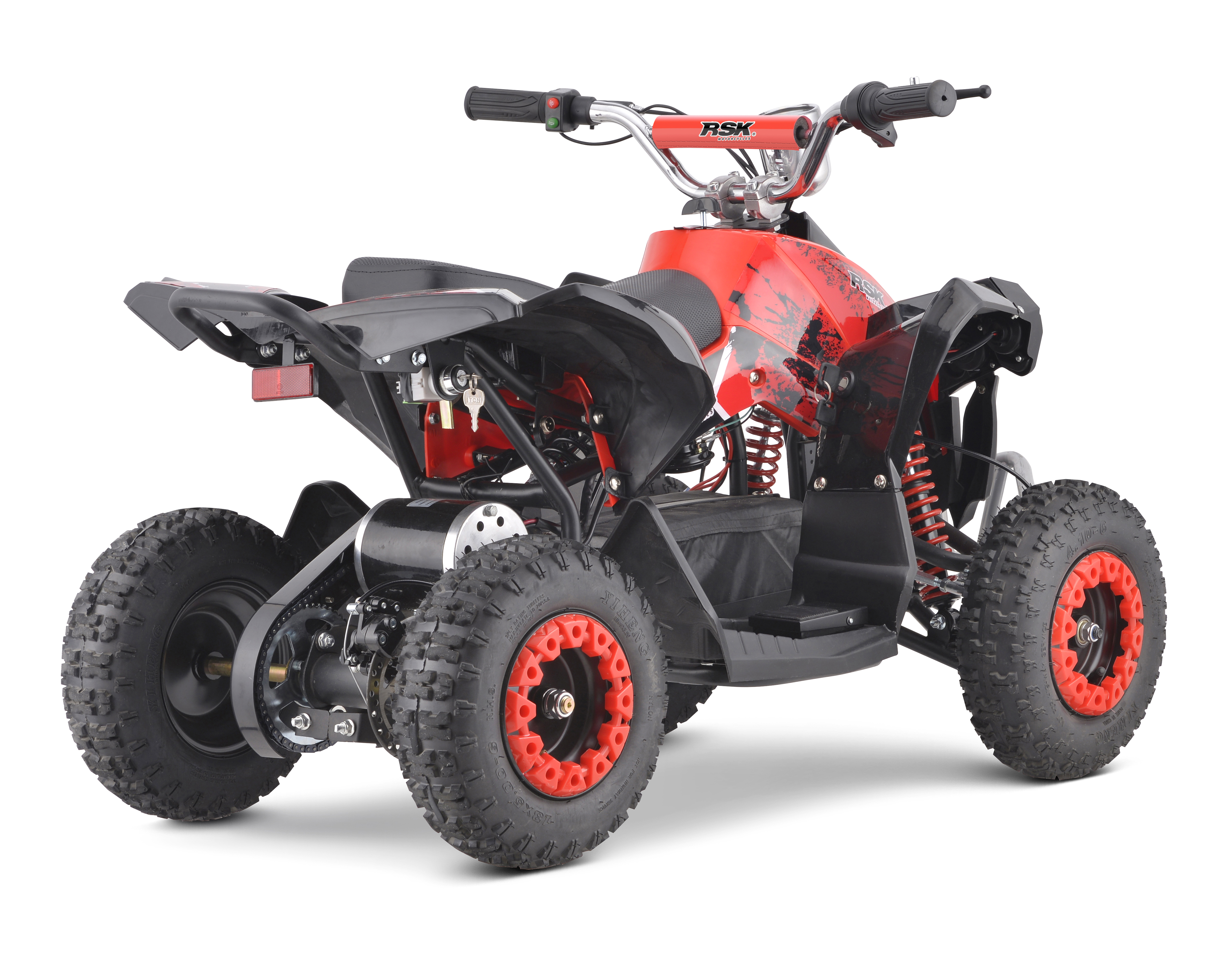 Foto 7 | Foto 7 | Cuatrimoto Eléctrica RSK E-Quad Rojo