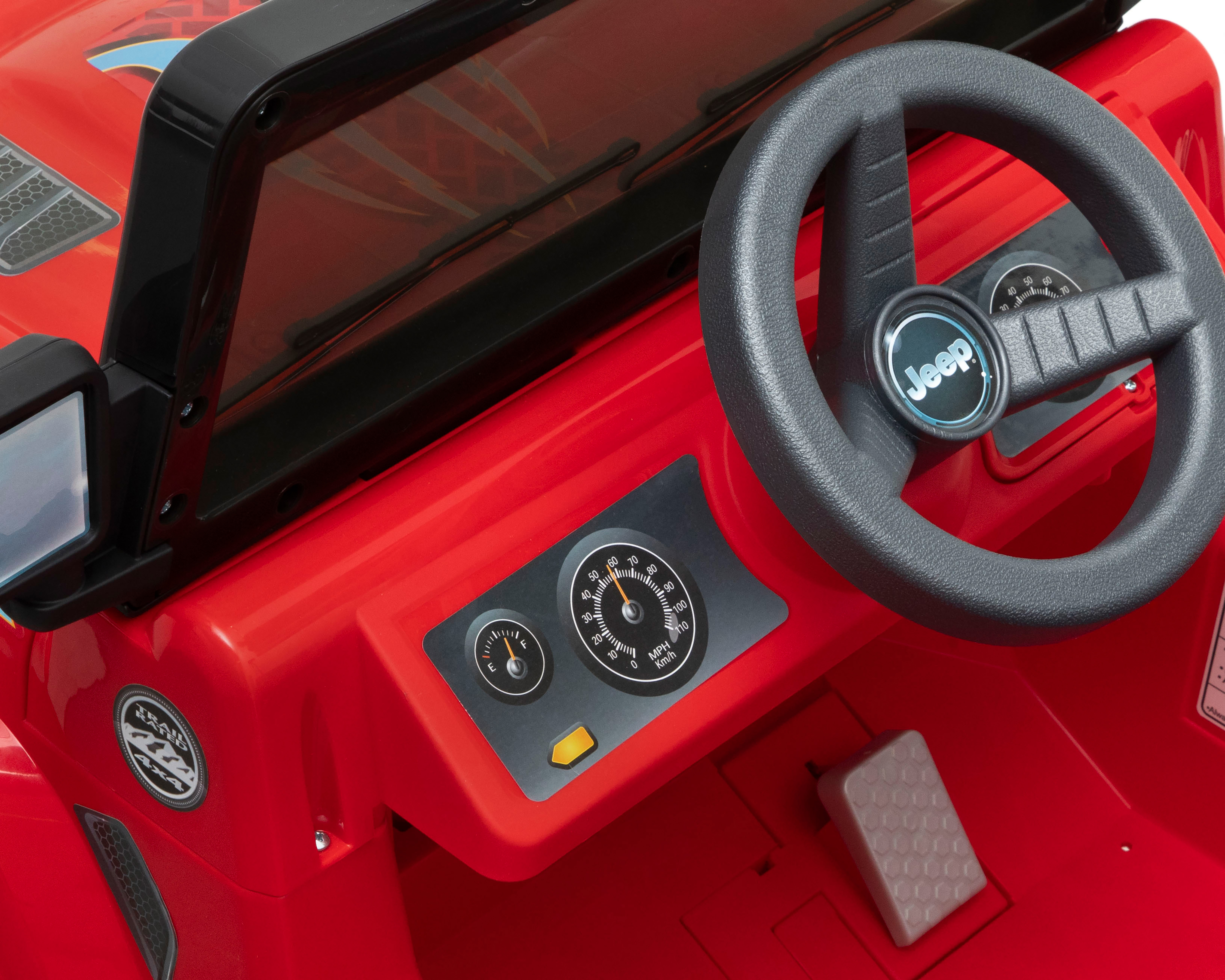 Foto 6 | Foto 6 | Montable Eléctrico Powerwheel Jeep Rojo