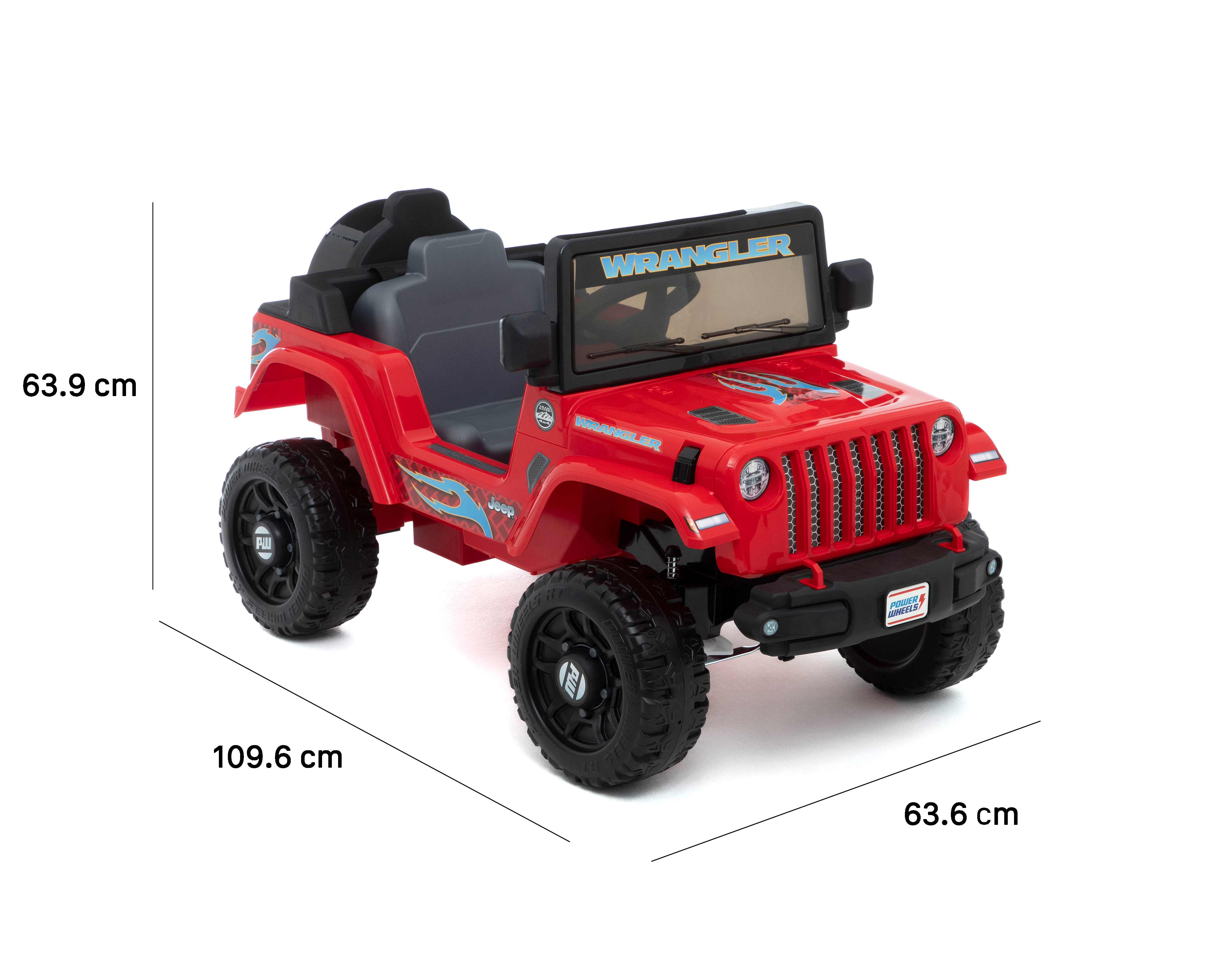 Foto 8 pulgar | Foto 7 | Montable Eléctrico Power Wheels Jeep Rojo