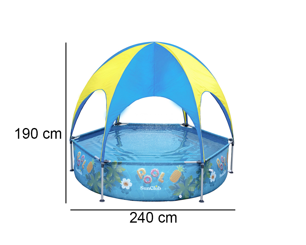 Foto 9 pulgar | Foto 8 | Alberca Infantil Hexagonal SunClub 1917 L 240 x 51 cm