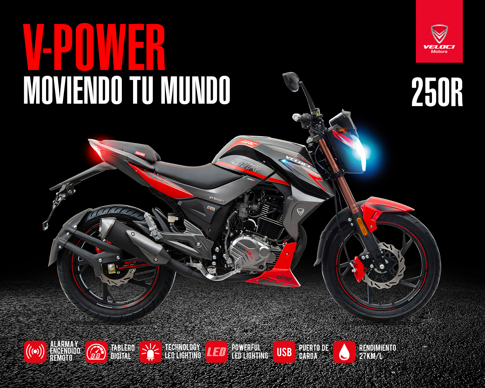 Foto 3 | Foto 3 | Motocicleta Veloci Dmenthor 250 cc 2024