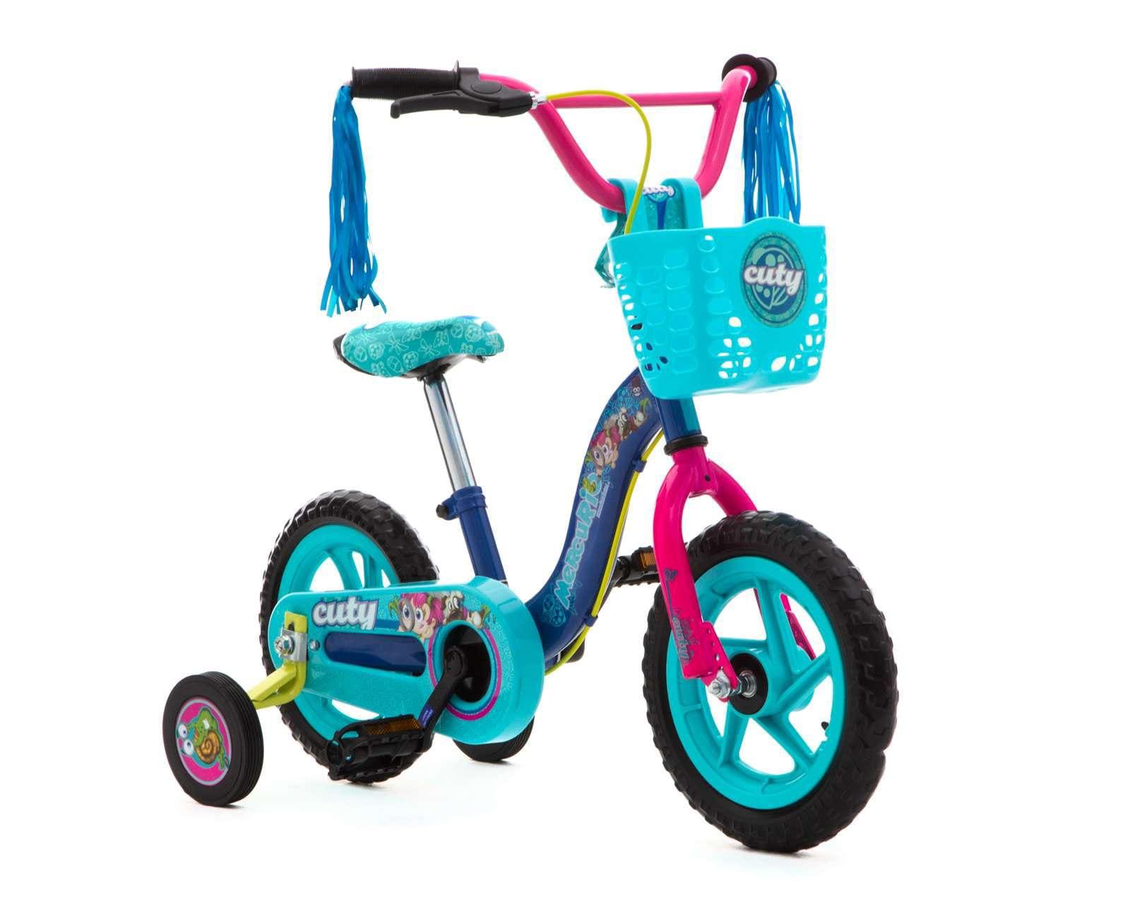 Foto 2 pulgar | Foto 1 | Bicicleta Infantil Mercurio Cuty 12" Azul