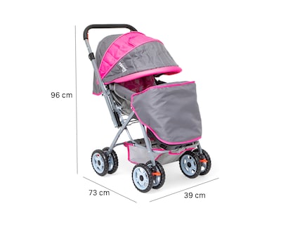 Foto 7 | Foto 8 | Carriola Trendy Kids Sonic Reversible Gris