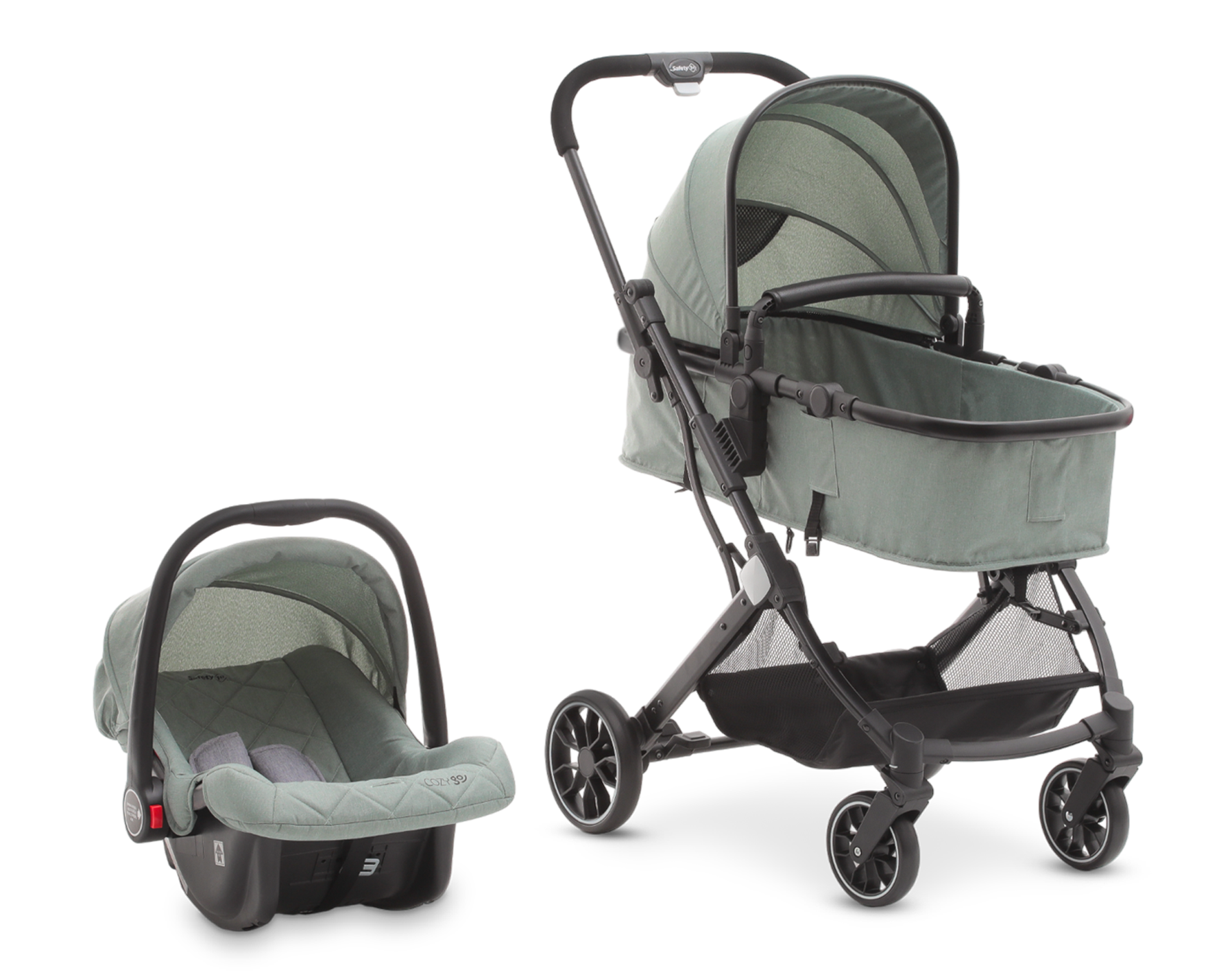 Sistema de Viaje Safety 1ST Cozy Go SFTSK808B Verde