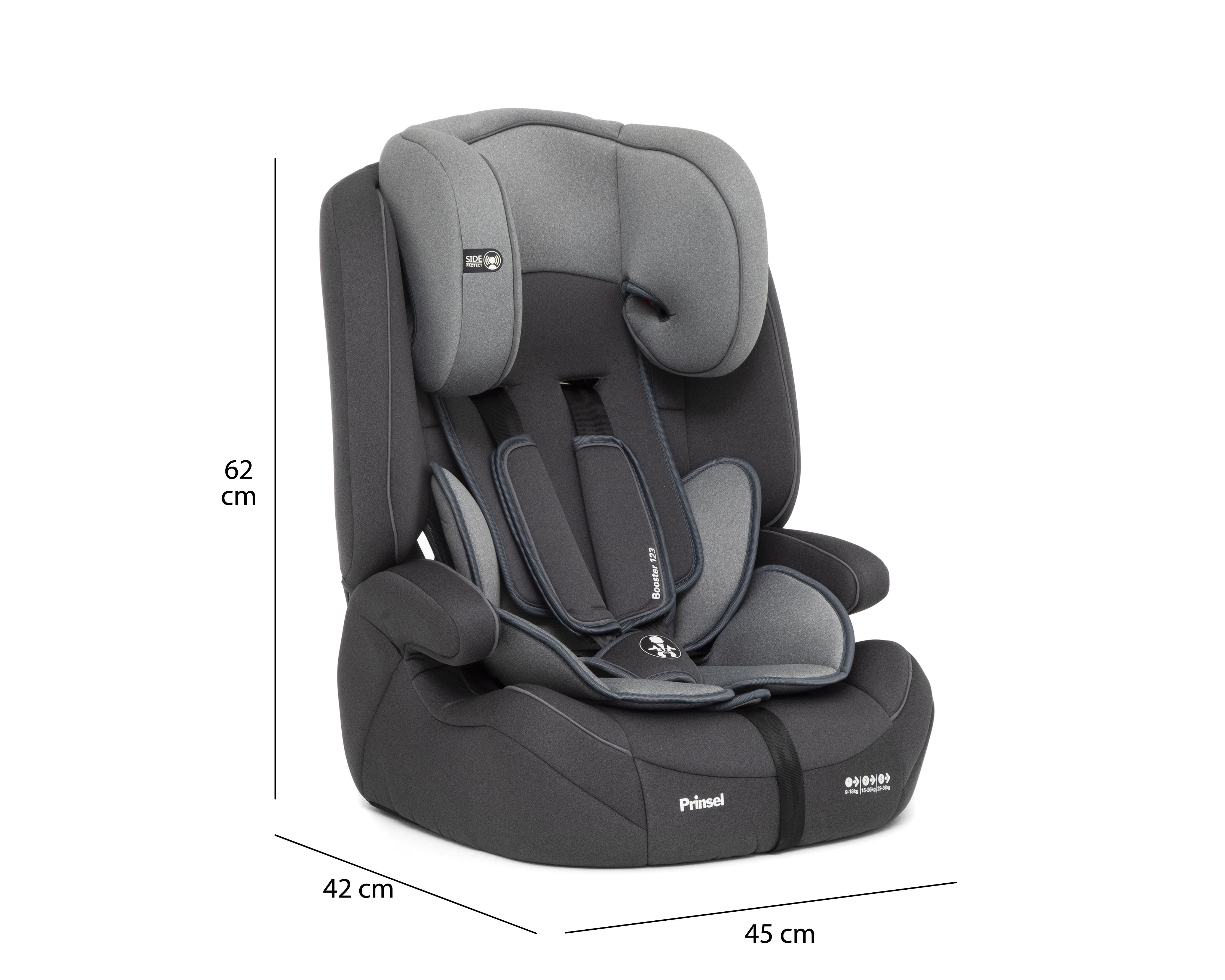 Foto 6 | Foto 6 | Autoasiento Prinsel Booster 123 5 Puntos de Sujeción