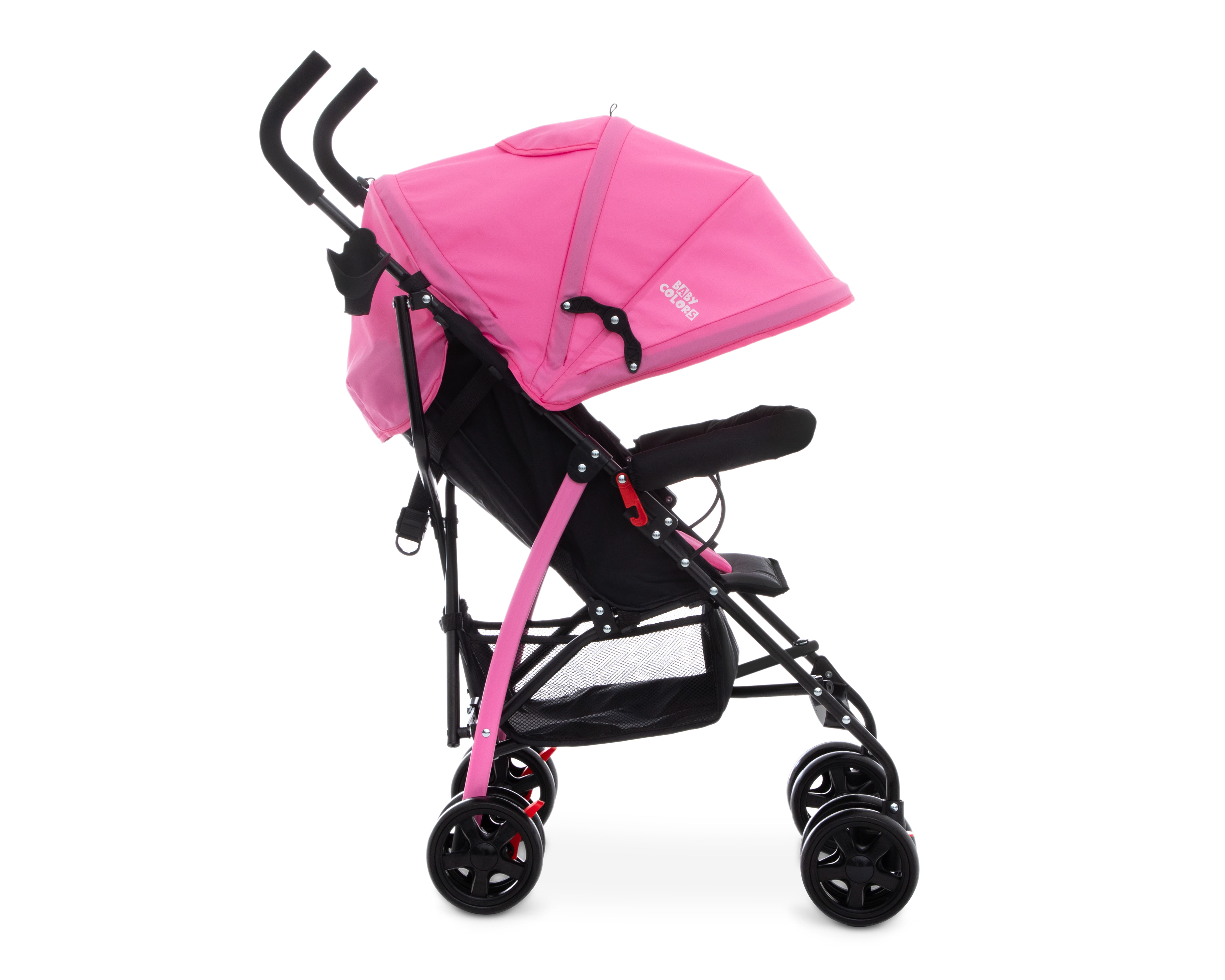Foto 4 pulgar | Foto 3 | Carriola Baby Colors City Élite Rosa