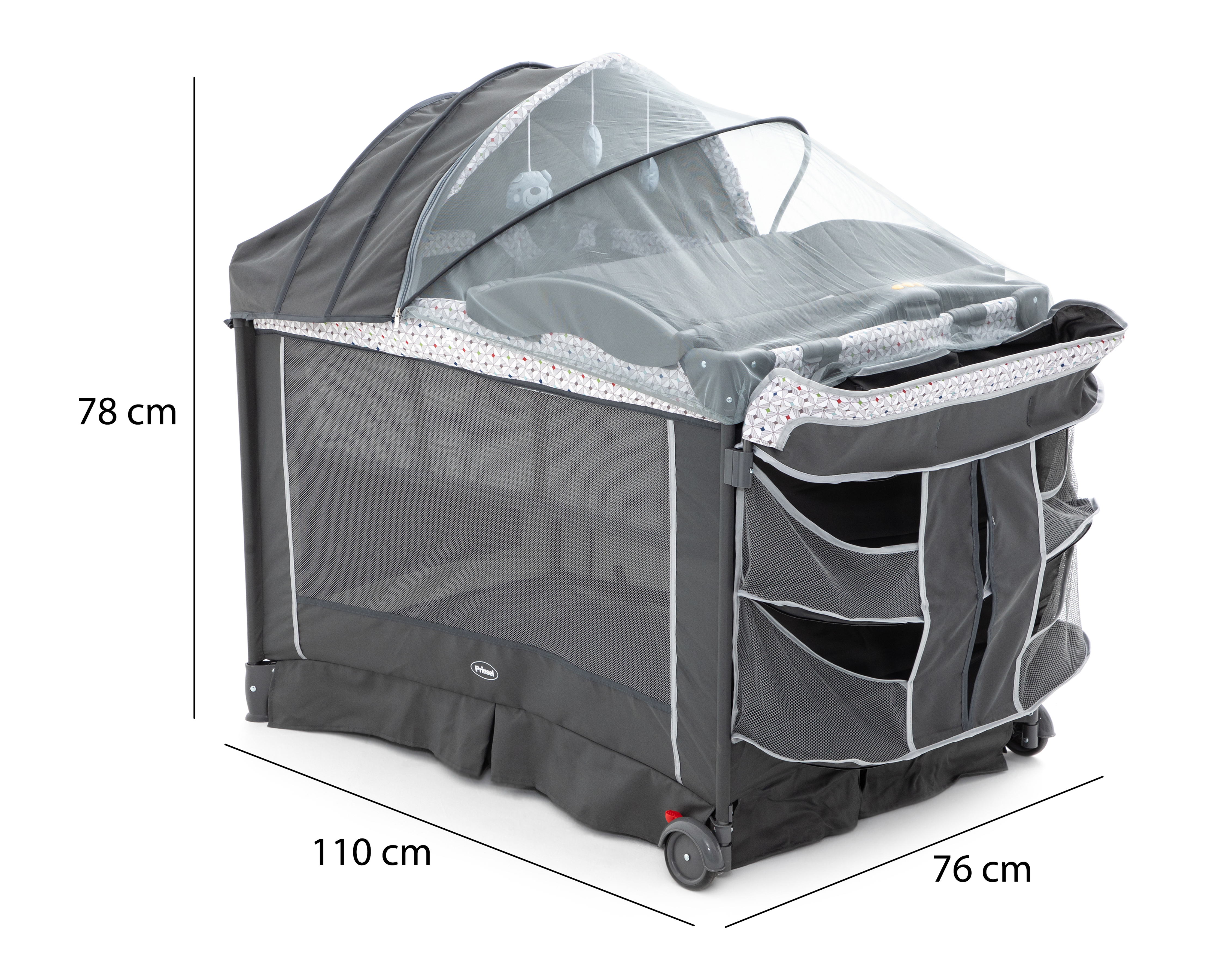 Foto 9 pulgar | Foto 8 | Cuna Weekend Rock Gris