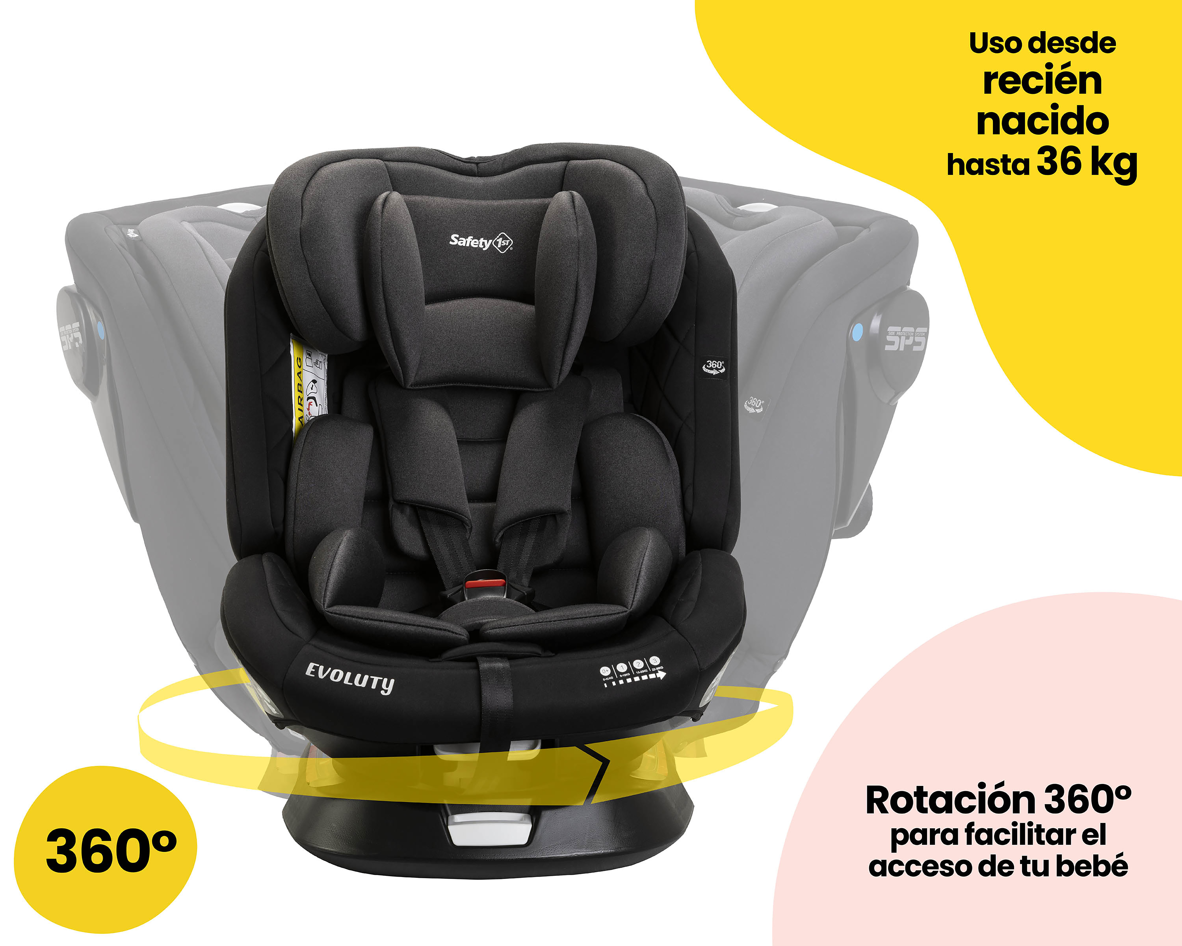 Foto 3 | Foto 3 | Autoasiento Safety 1ST 5 Puntos de Seguridad