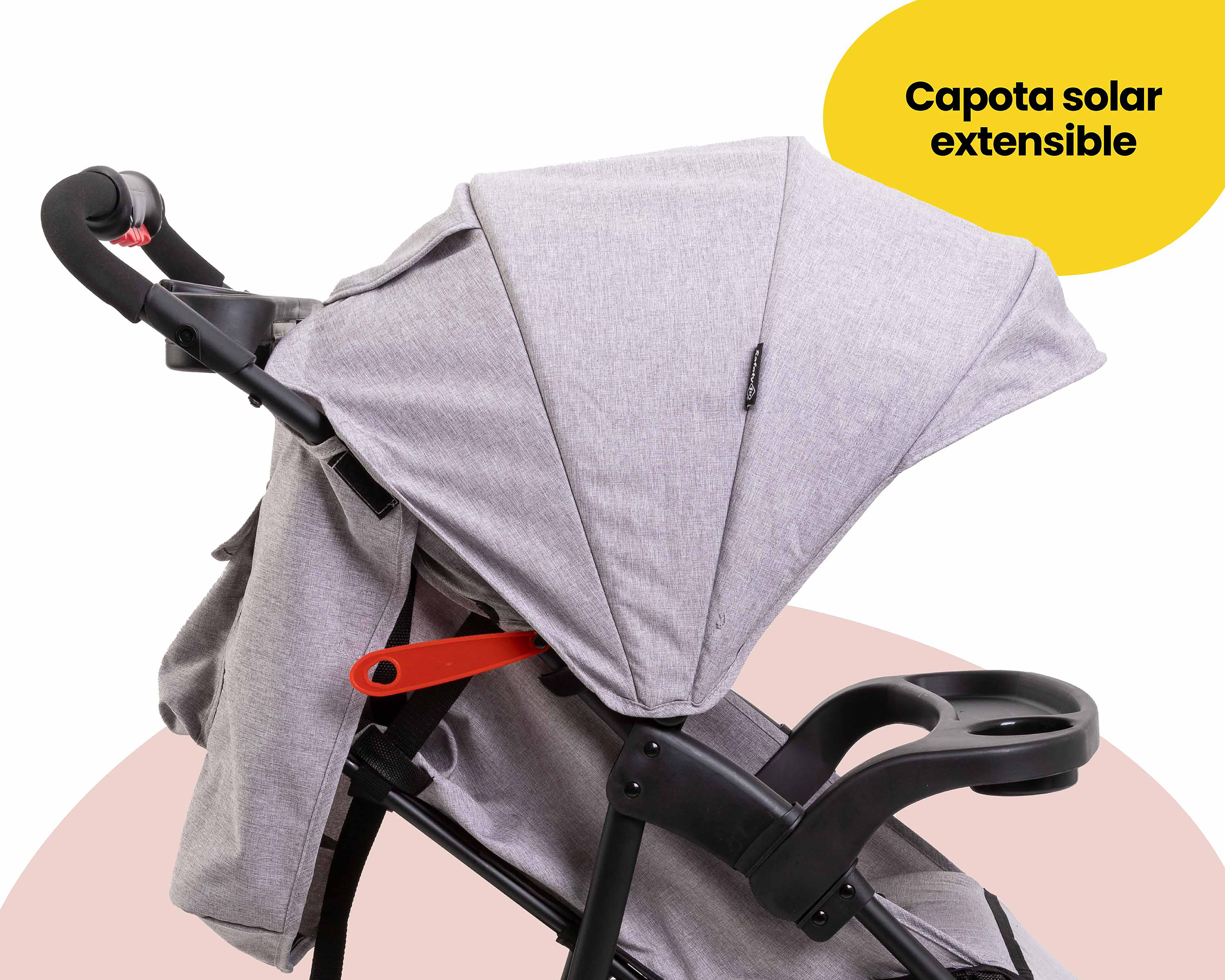 Foto 10 pulgar | Foto 7 | Sistema de Viaje Safety 1ST Joy & Ride Gris