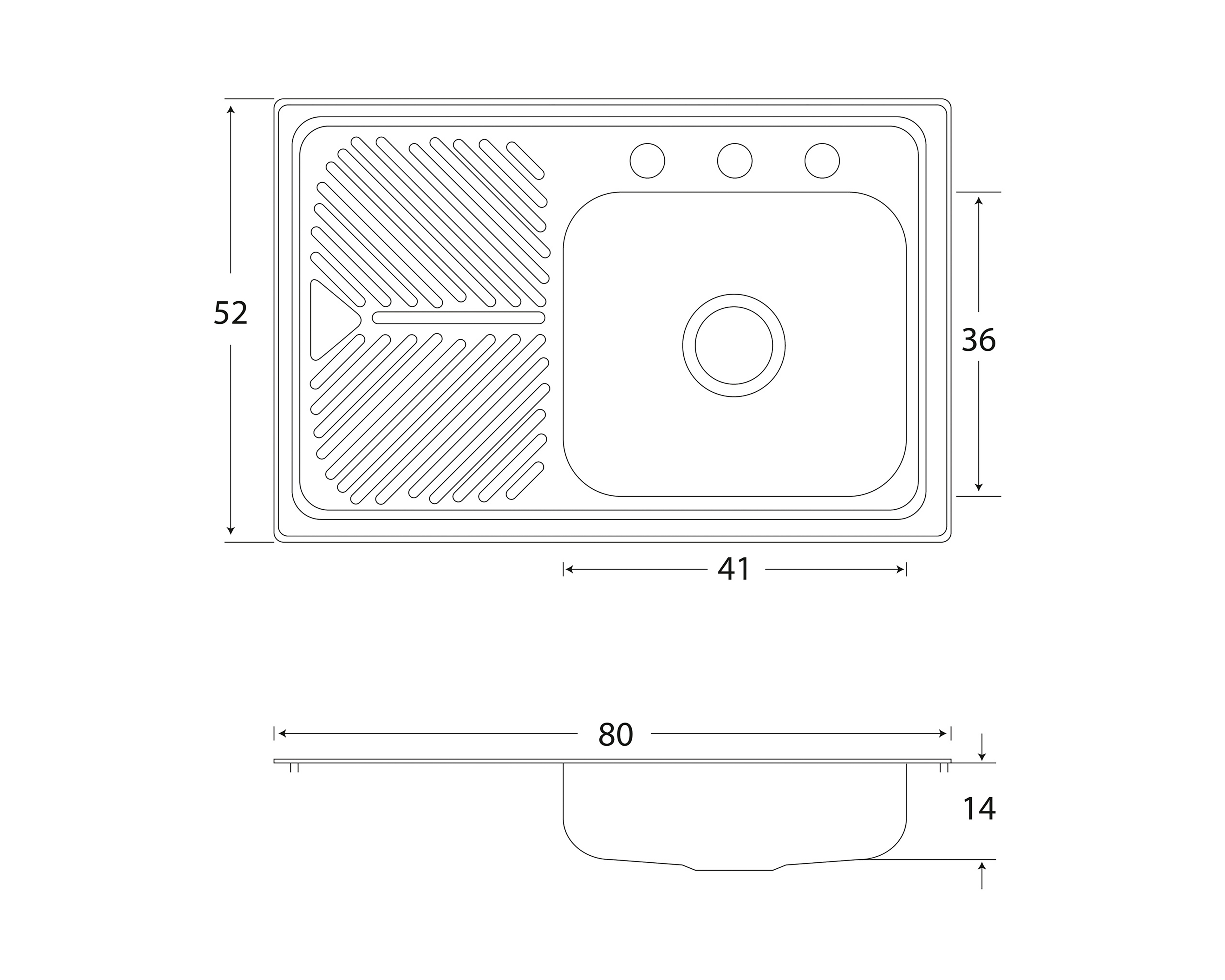 Foto 7 pulgar | Foto 6 | Tarja de Empotre EB Técnica Tina Derecha con Accesorios