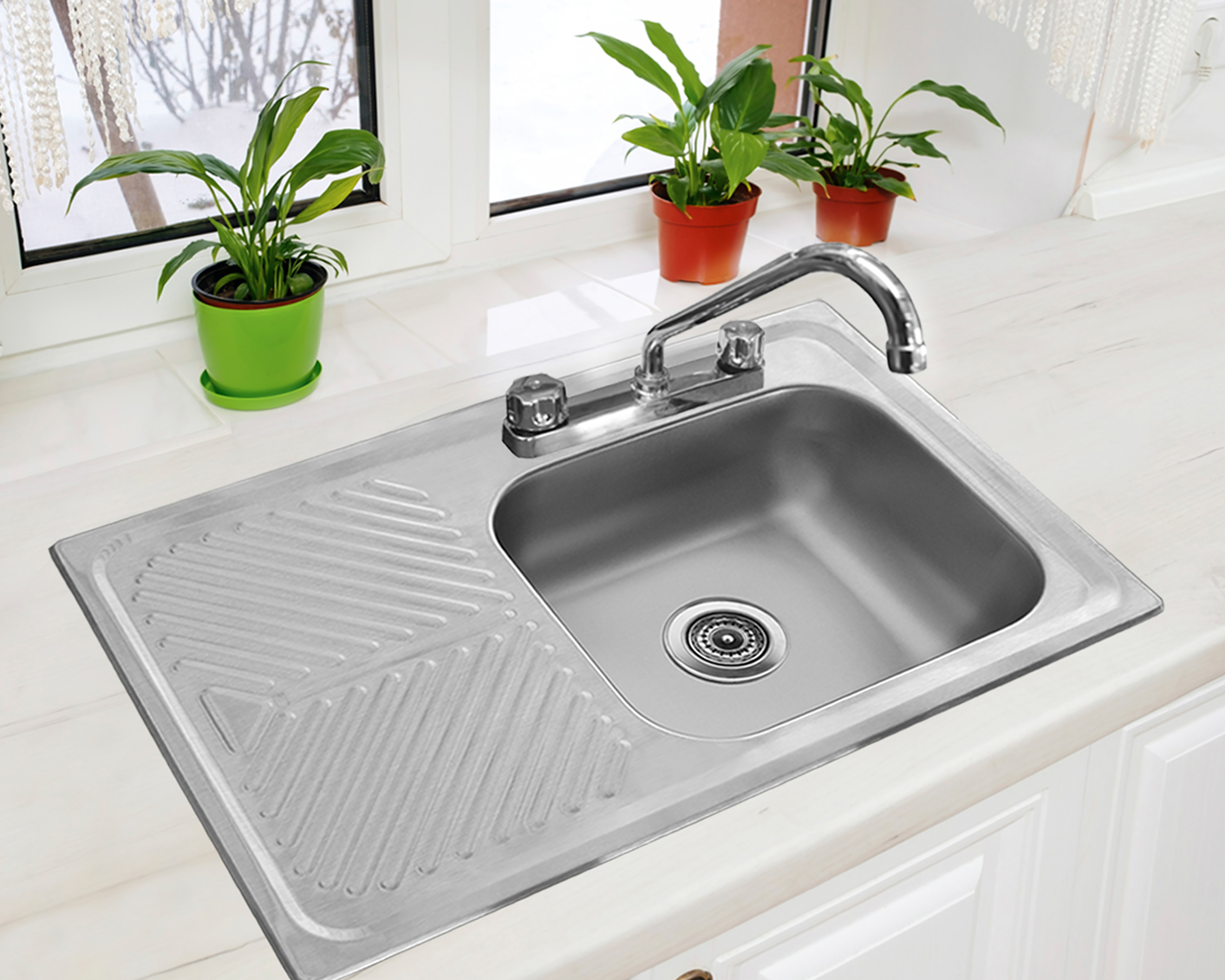 Foto 9 pulgar | Foto 8 | Tarja de Empotre EB Técnica Tina Derecha con Accesorios