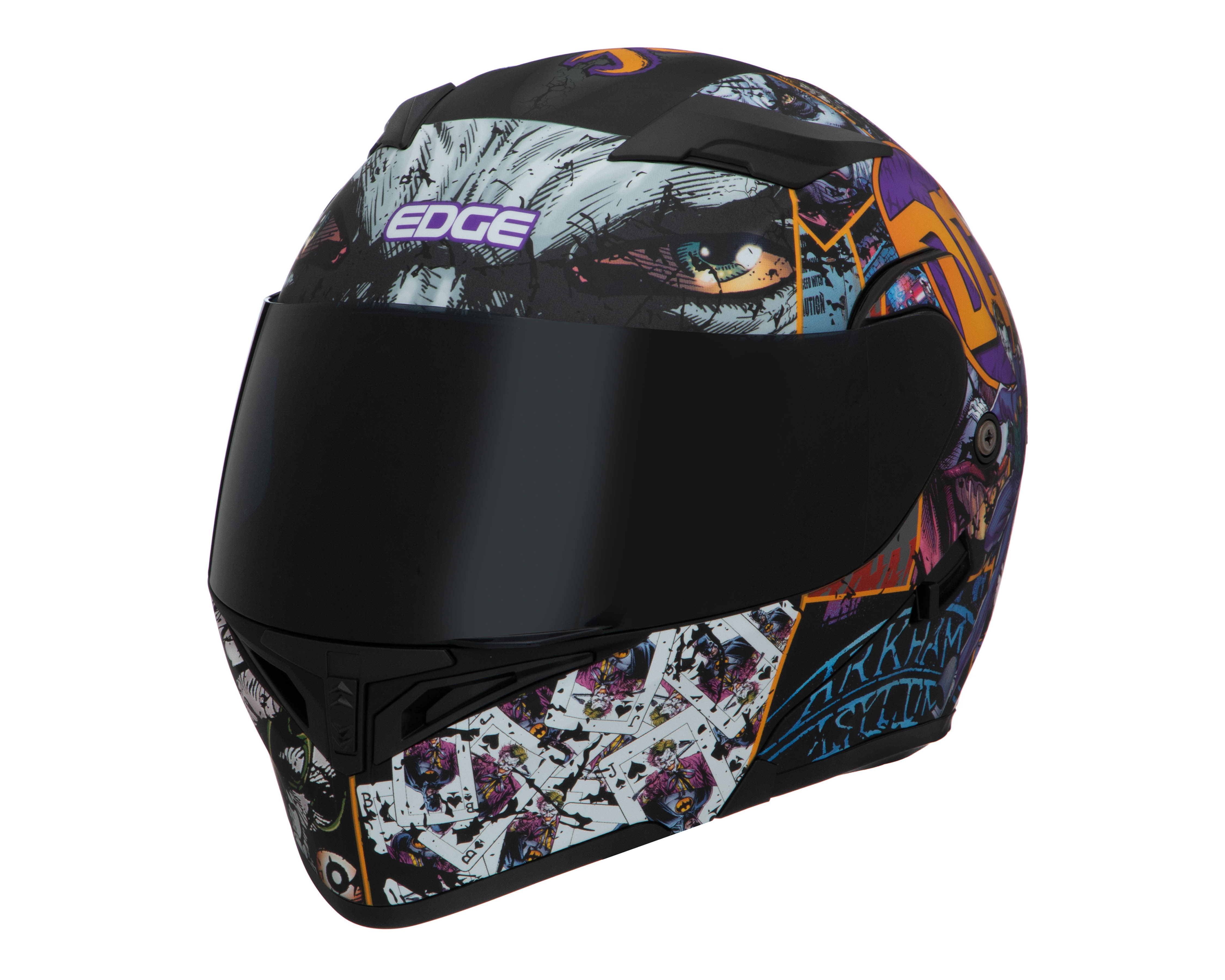 Foto 2 | Foto 2 | Casco para Motociclista Edge Mediano Doble Visor Multicolor