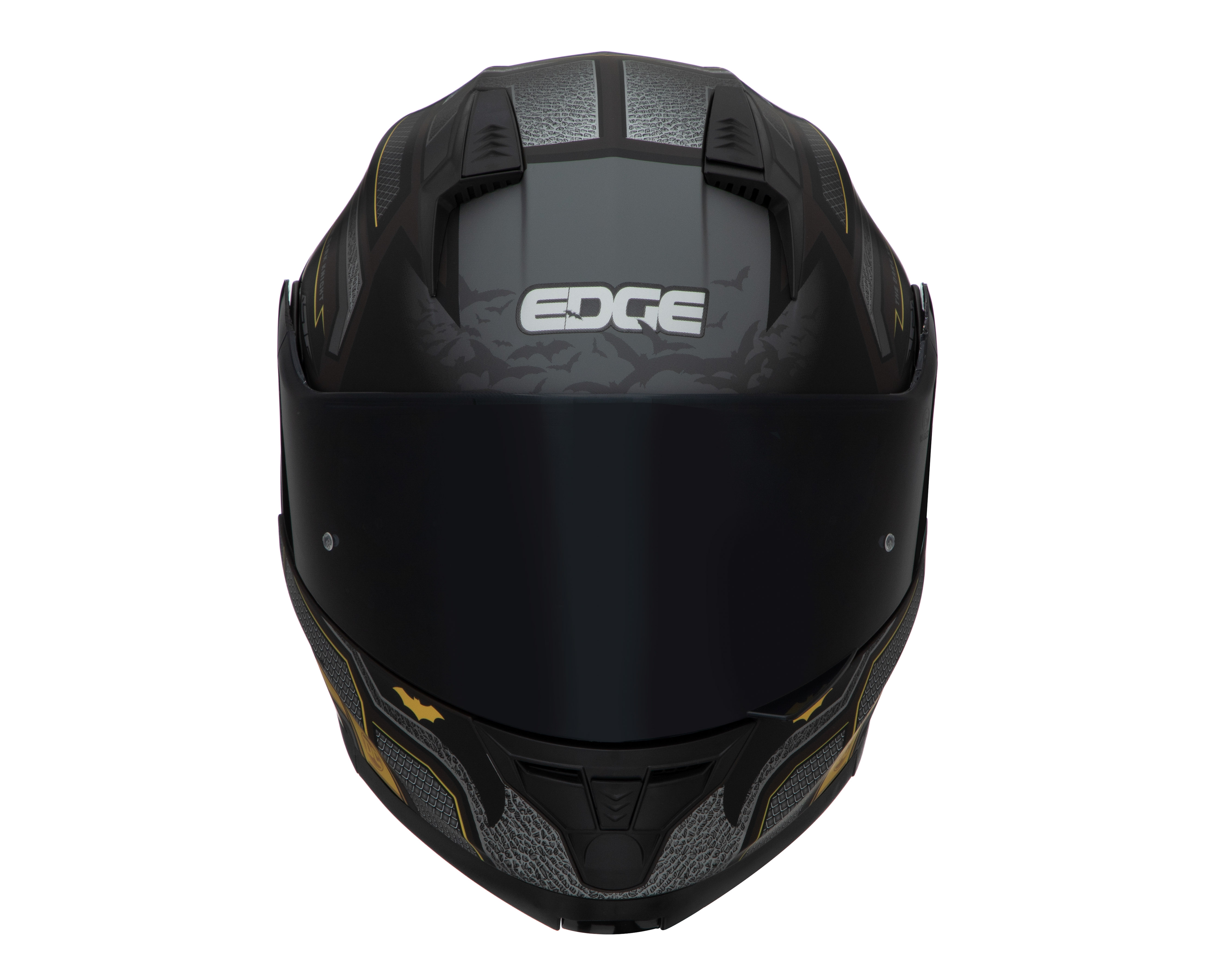 Foto 7 | Foto 7 | Casco para Motocicleta Edge Grande Doble Visor Negro
