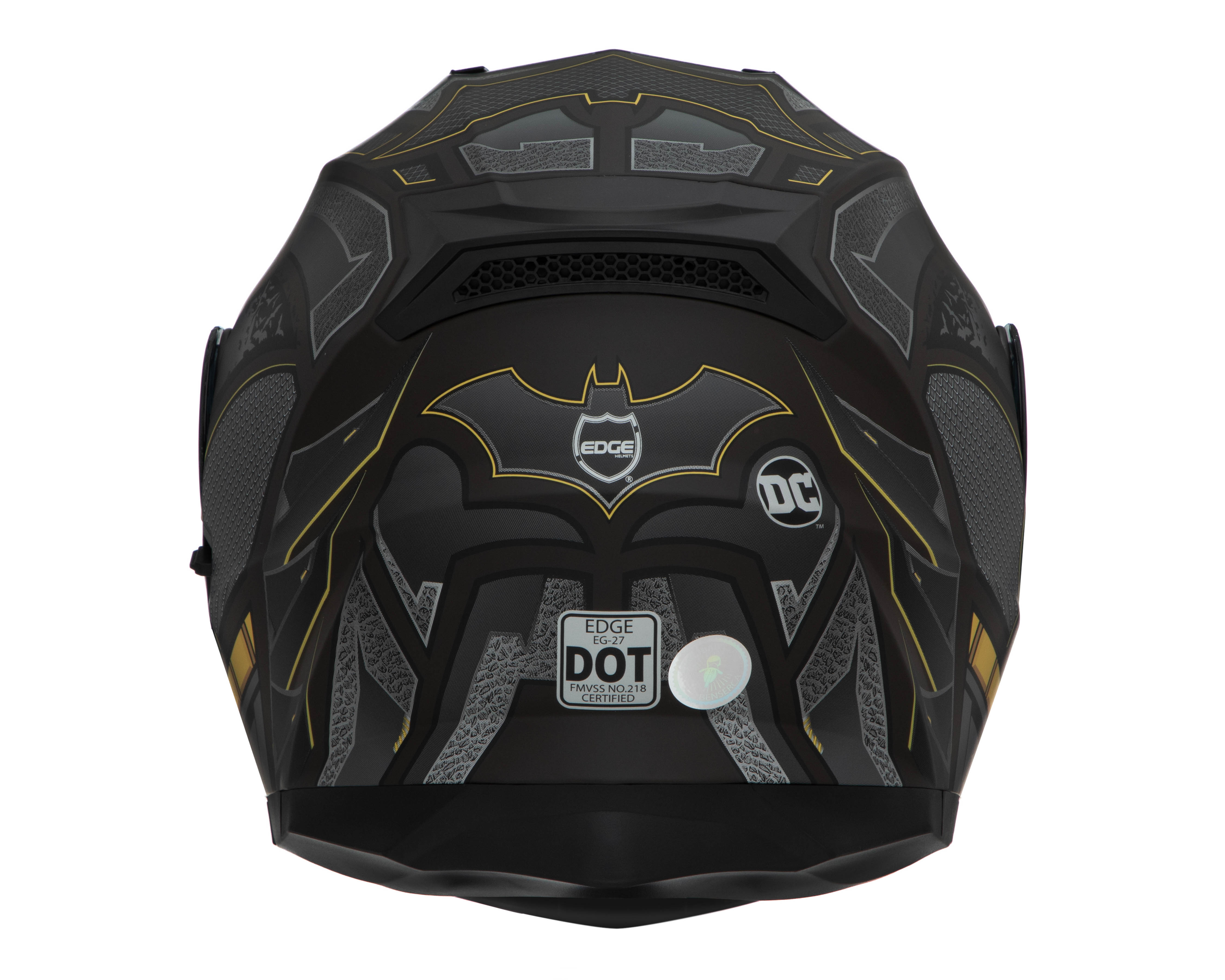 Foto 5 | Foto 5 | Casco para Motocicleta Edge Mediana Doble Visor Negro