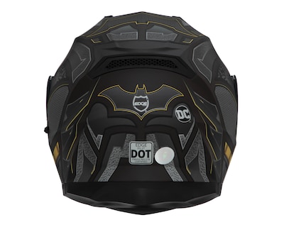 Foto 5 | Foto 5 | Casco para Motocicleta Edge Mediana Doble Visor Negro