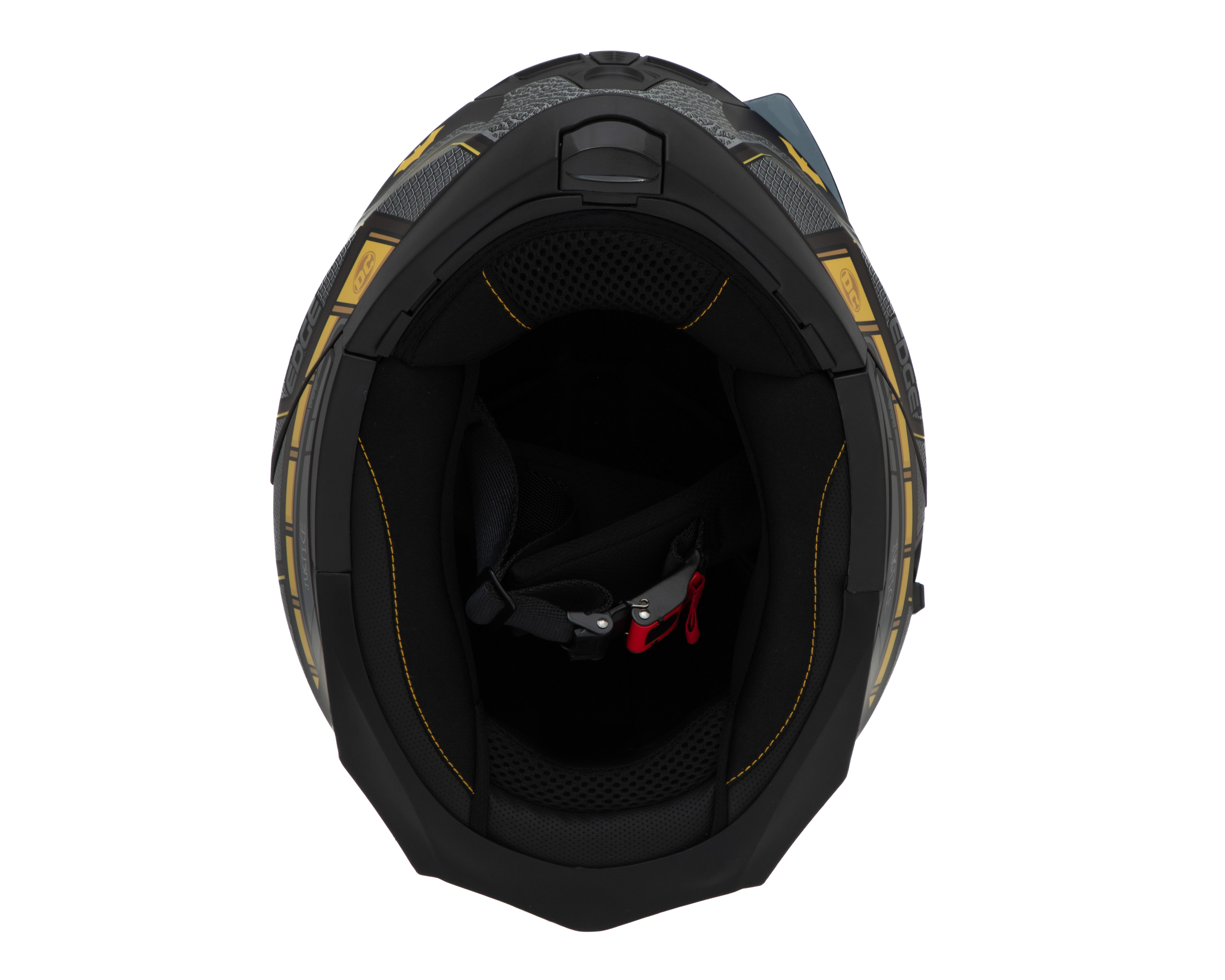 Foto 8 | Foto 8 | Casco para Motocicleta Edge Mediana Doble Visor Negro
