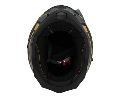 Foto 8 | Foto 8 | Casco para Motocicleta Edge Mediana Doble Visor Negro