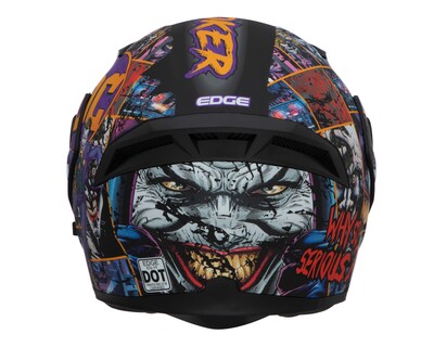 Foto 5 | Foto 5 | Casco para Motociclista Edge Grande Doble Visor Multicolor