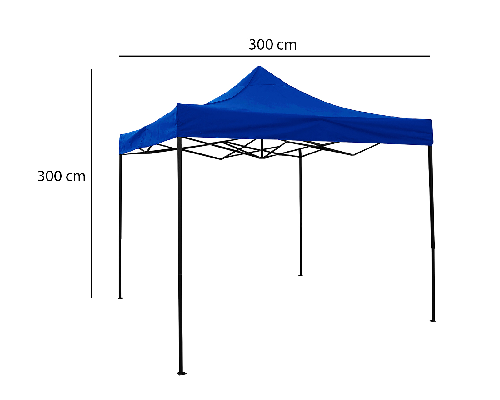 Foto 6 pulgar | Foto 5 | Toldo Styrka Altura Ajustable Azul 3 x 3 m