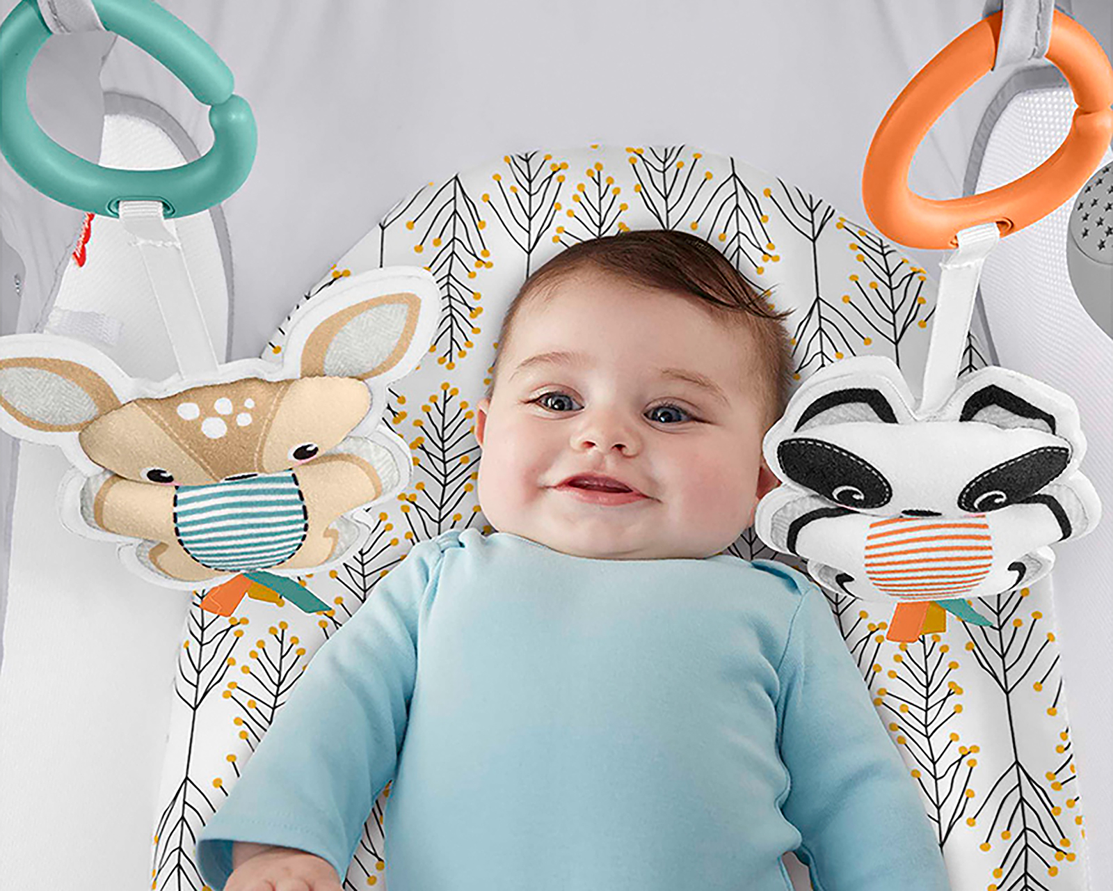 Foto 7 | Foto 7 | Colecho Fisher Price HRN36 Gris