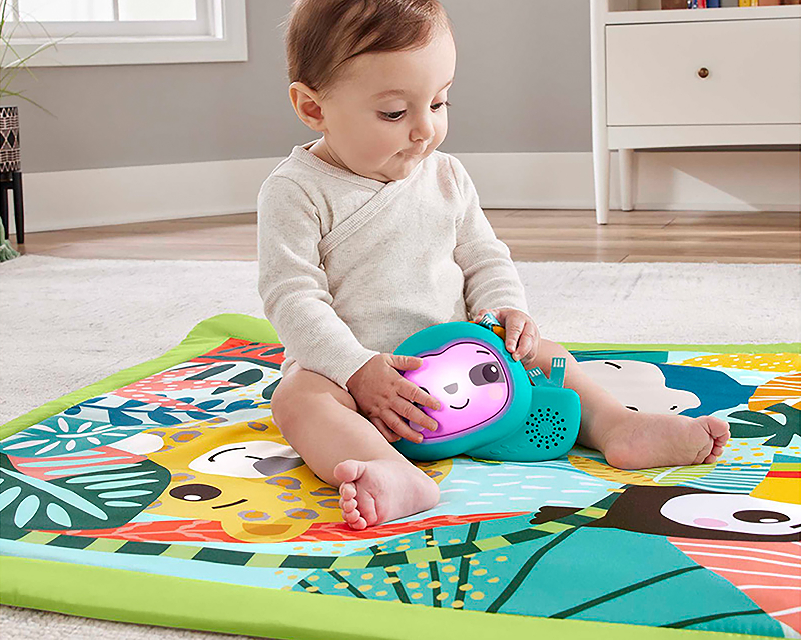 Foto 6 | Foto 6 | Tapete de Actividades Fisher Price Selva Tropical 3 en 1