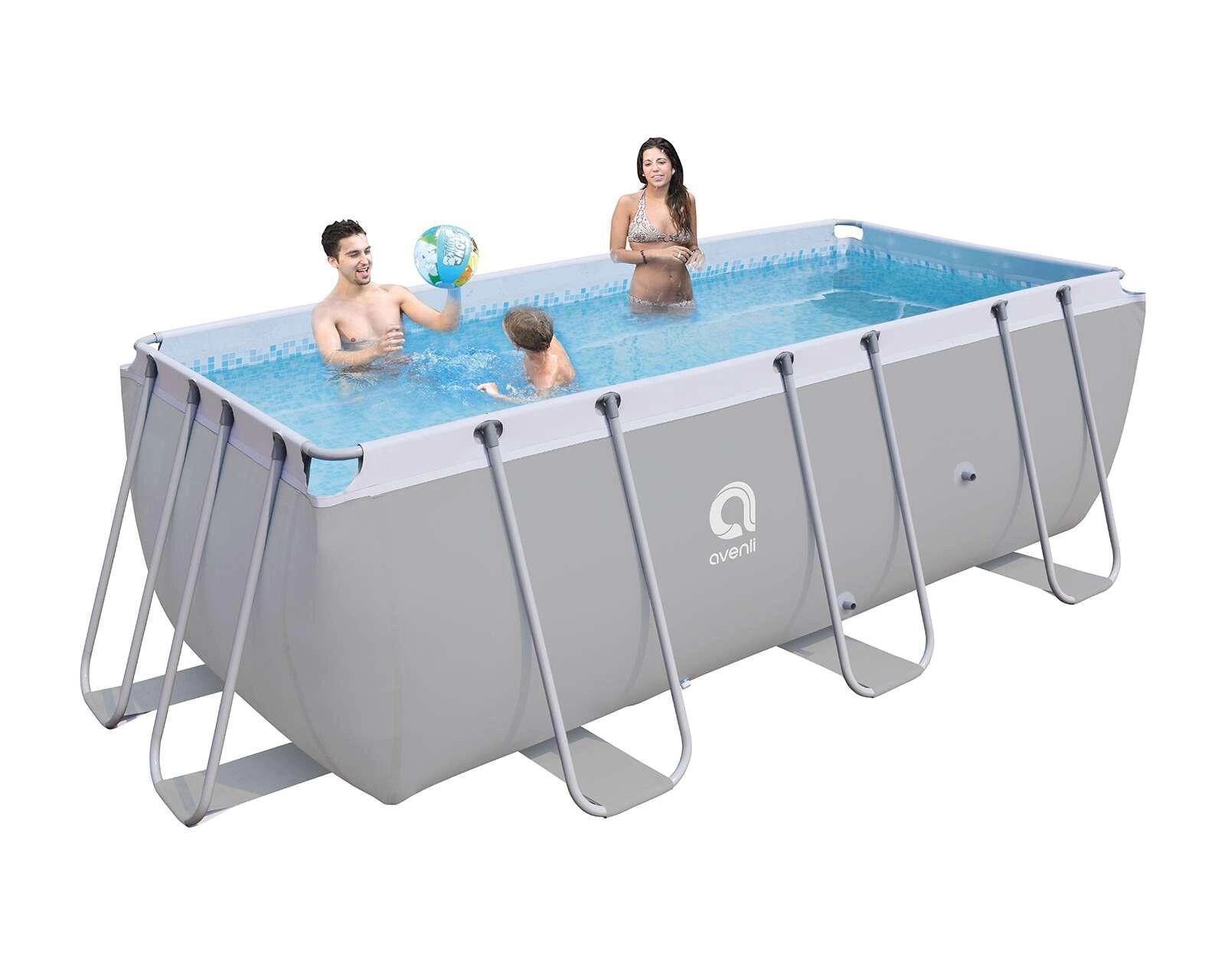 Foto 3 pulgar | Foto 2 | Alberca Rectangular Avenli 7020 L 400 x 200 x 99 cm