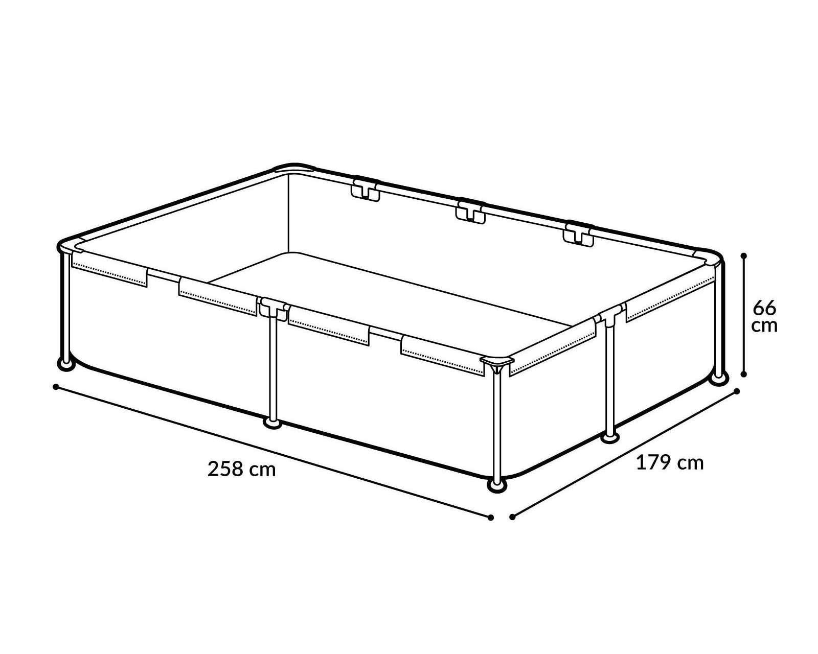 Foto 7 | Foto 7 | Alberca Rectangular Avenli 2612 L 258 x 179 x 66 cm