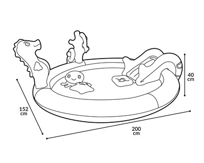 Foto 5 | Foto 5 | Alberca Infantil Circular Sunclub 198 L 200 x 152 x 40 cm